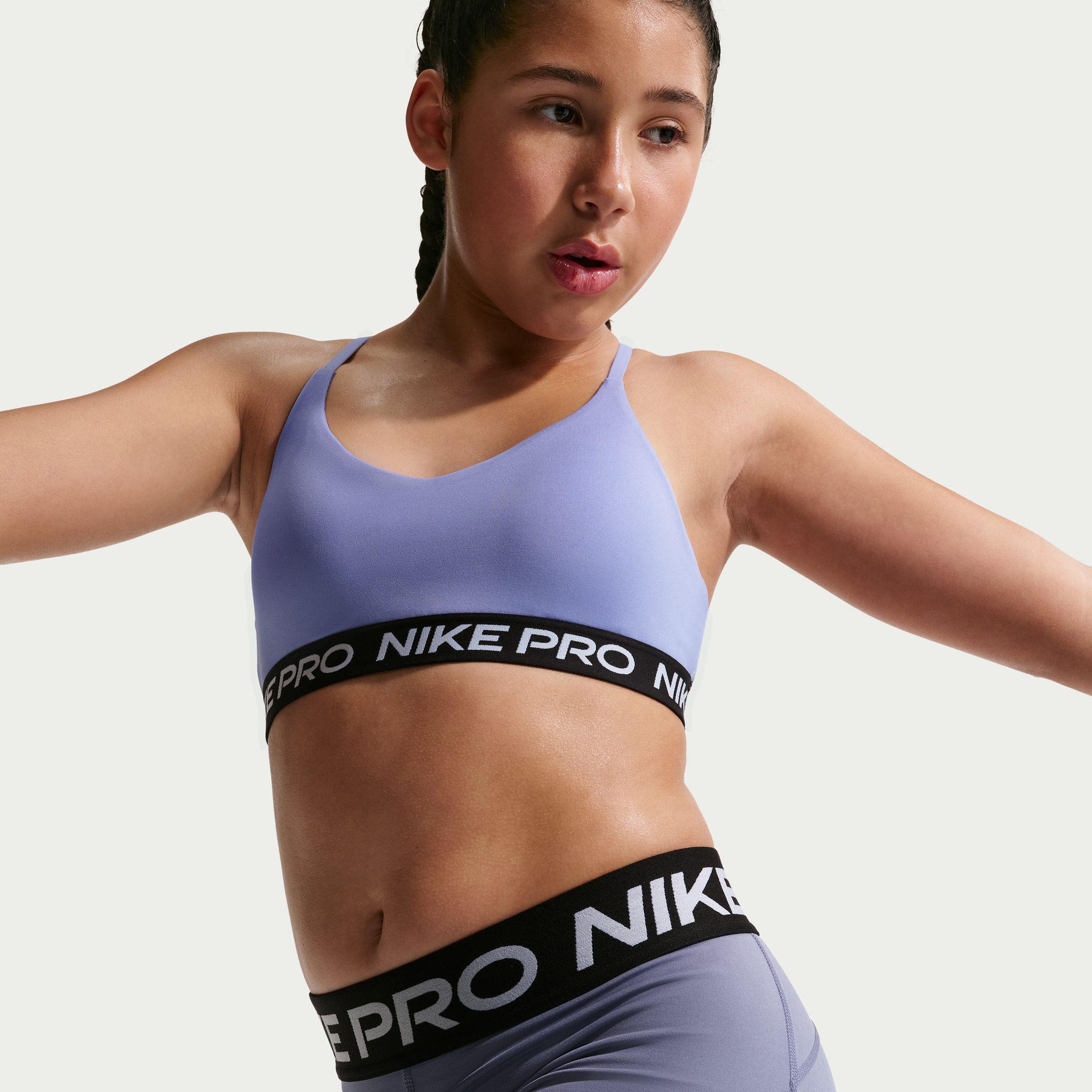 Nike Pro Indy Çocuk Lila Bra
