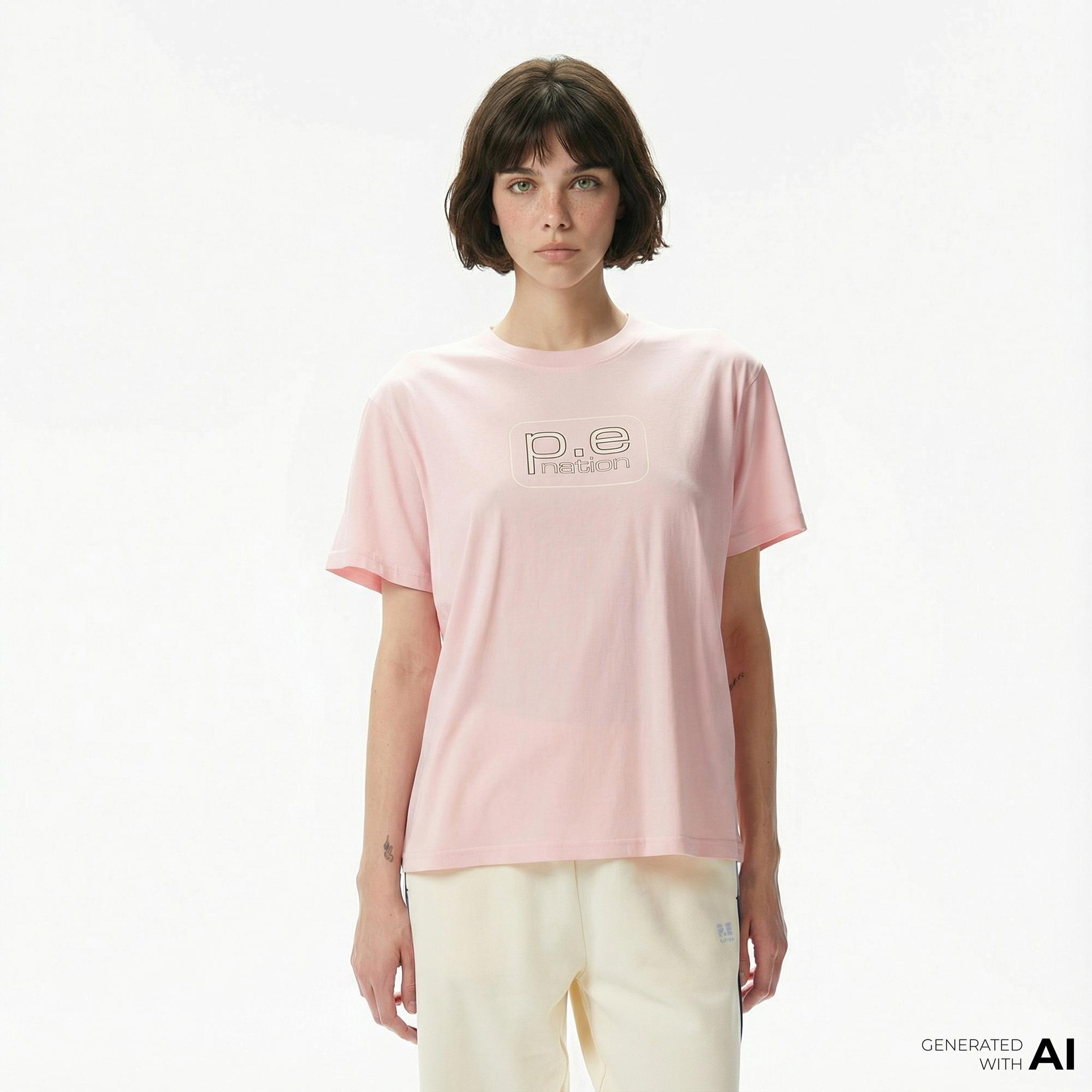 P.E Nation Flux Kadın Pembe T-Shirt