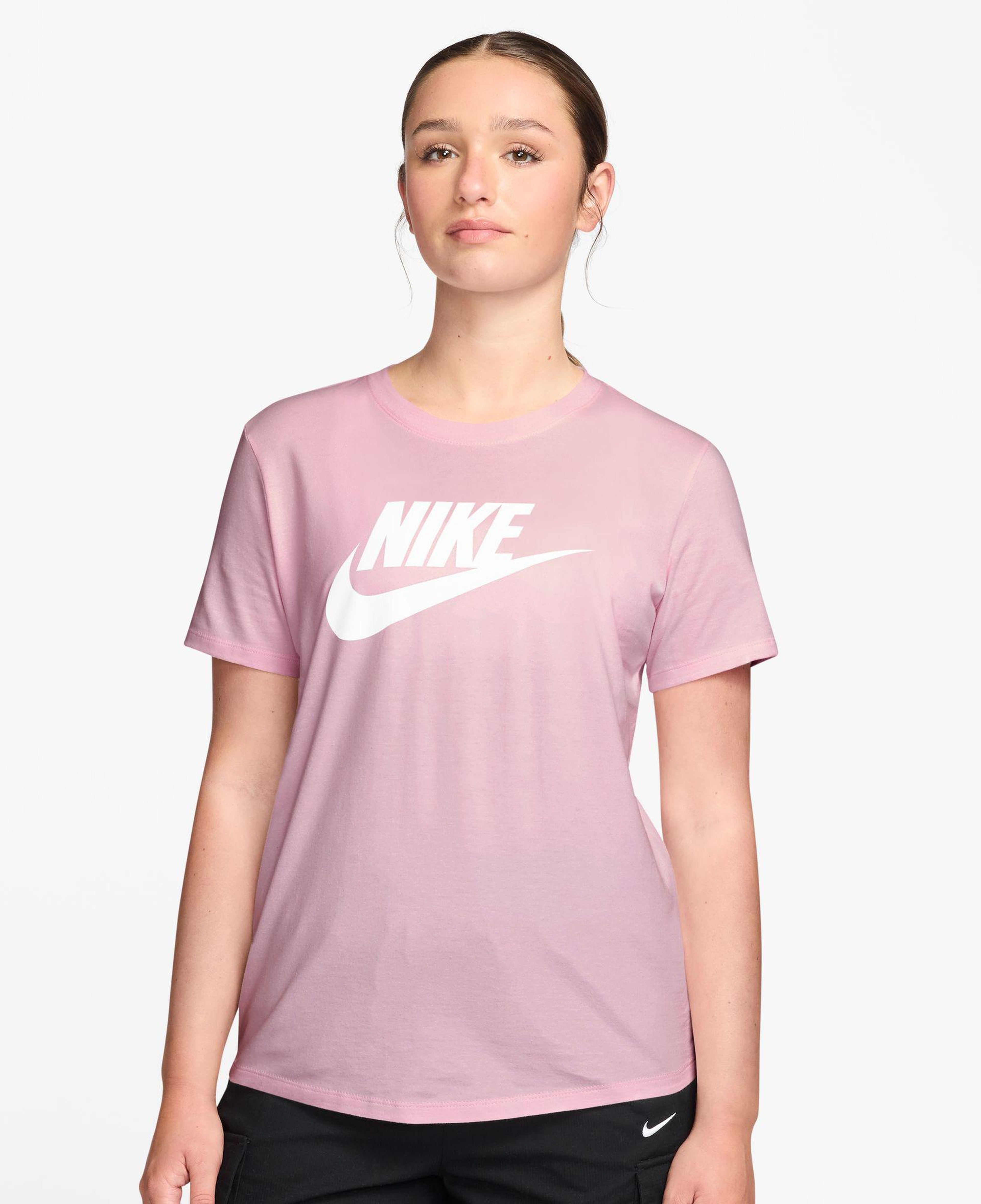 Nike Sportswear Essentials Icon Futura Kadın Pembe T-Shirt