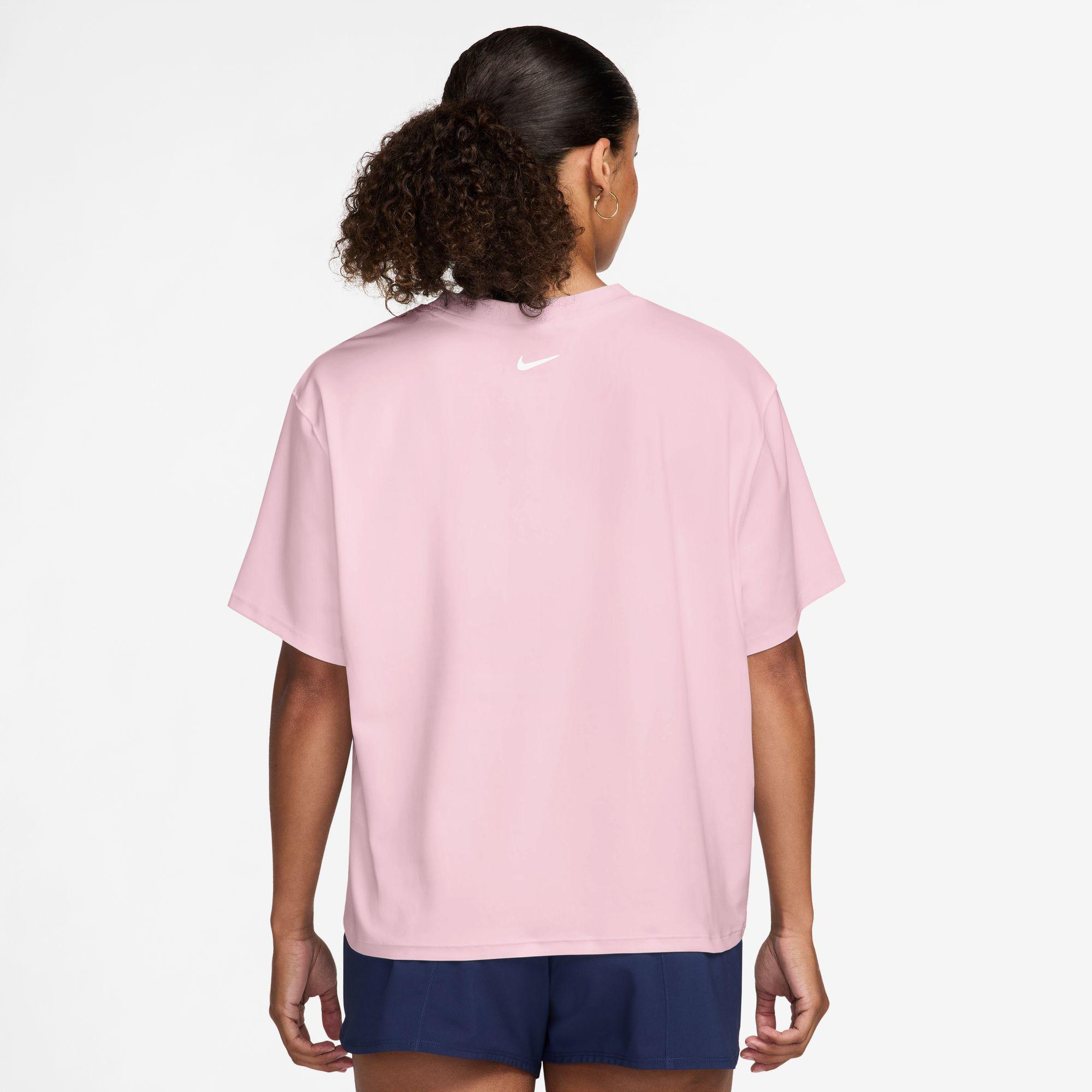 Nike Pro Dri-Fit 365 Loose Fit Kadın Pembe T-Shirt