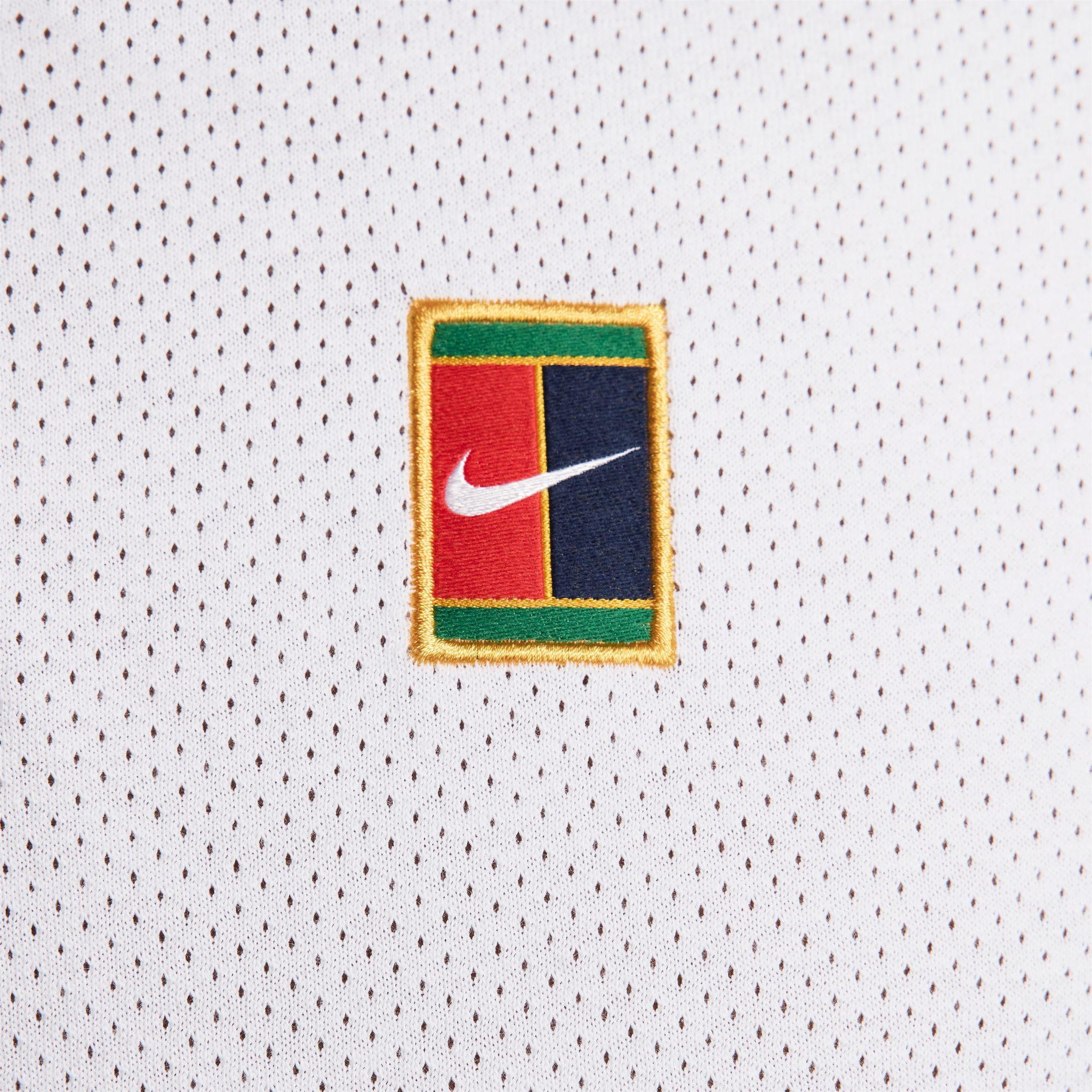 Nike Court Heritage Erkek Beyaz Polo