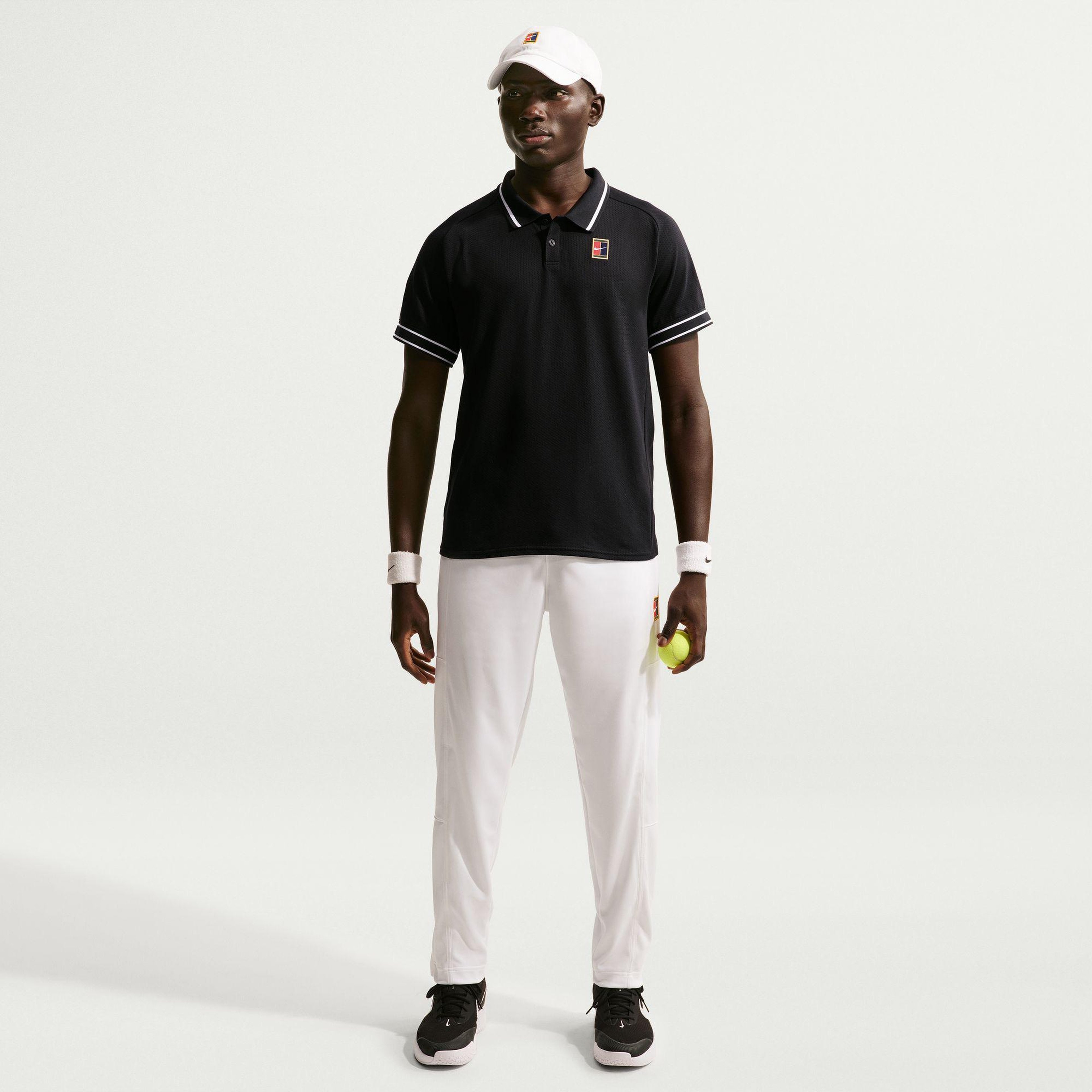 Nike Court Heritage Erkek Siyah Polo