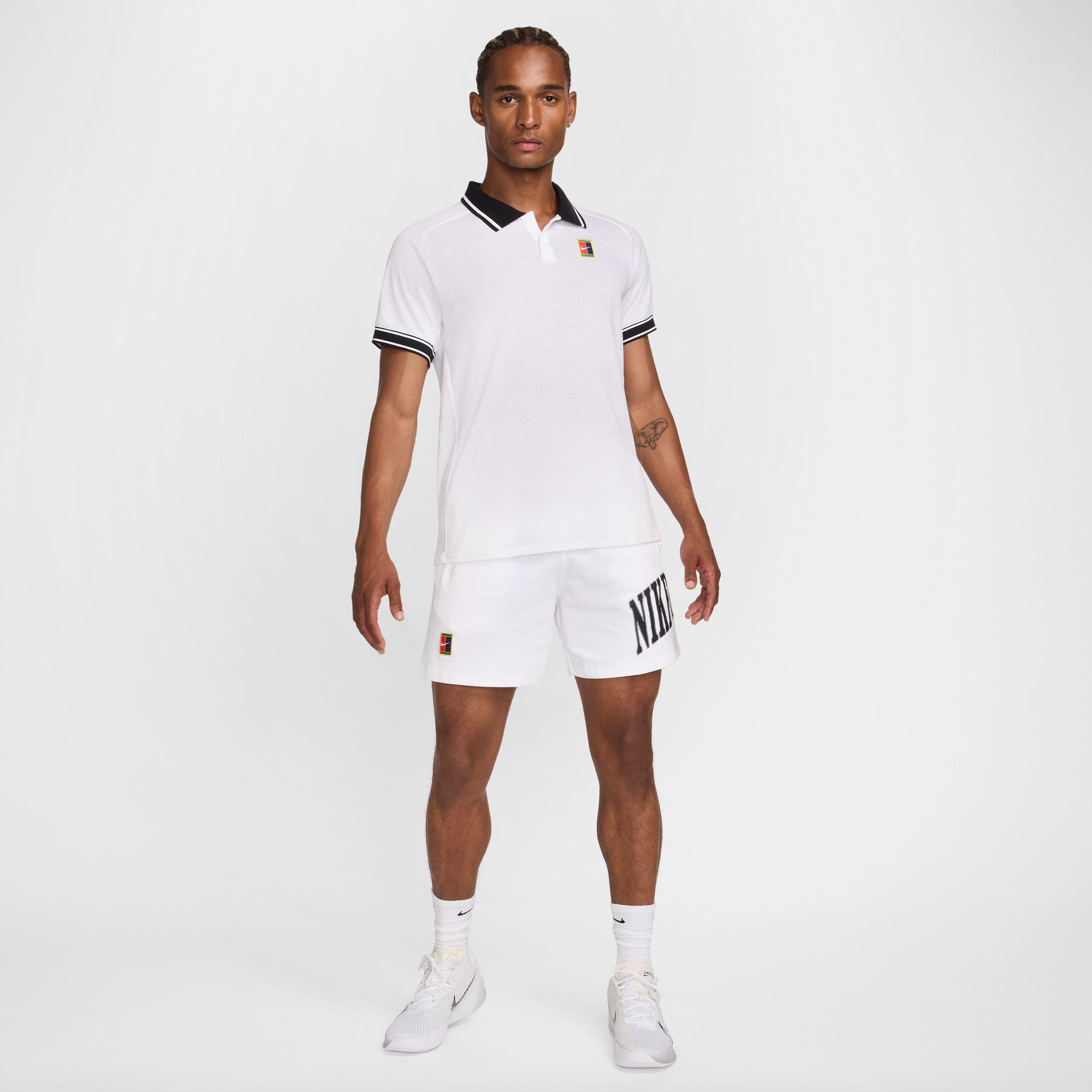 Nike Court Heritage Erkek Beyaz Polo