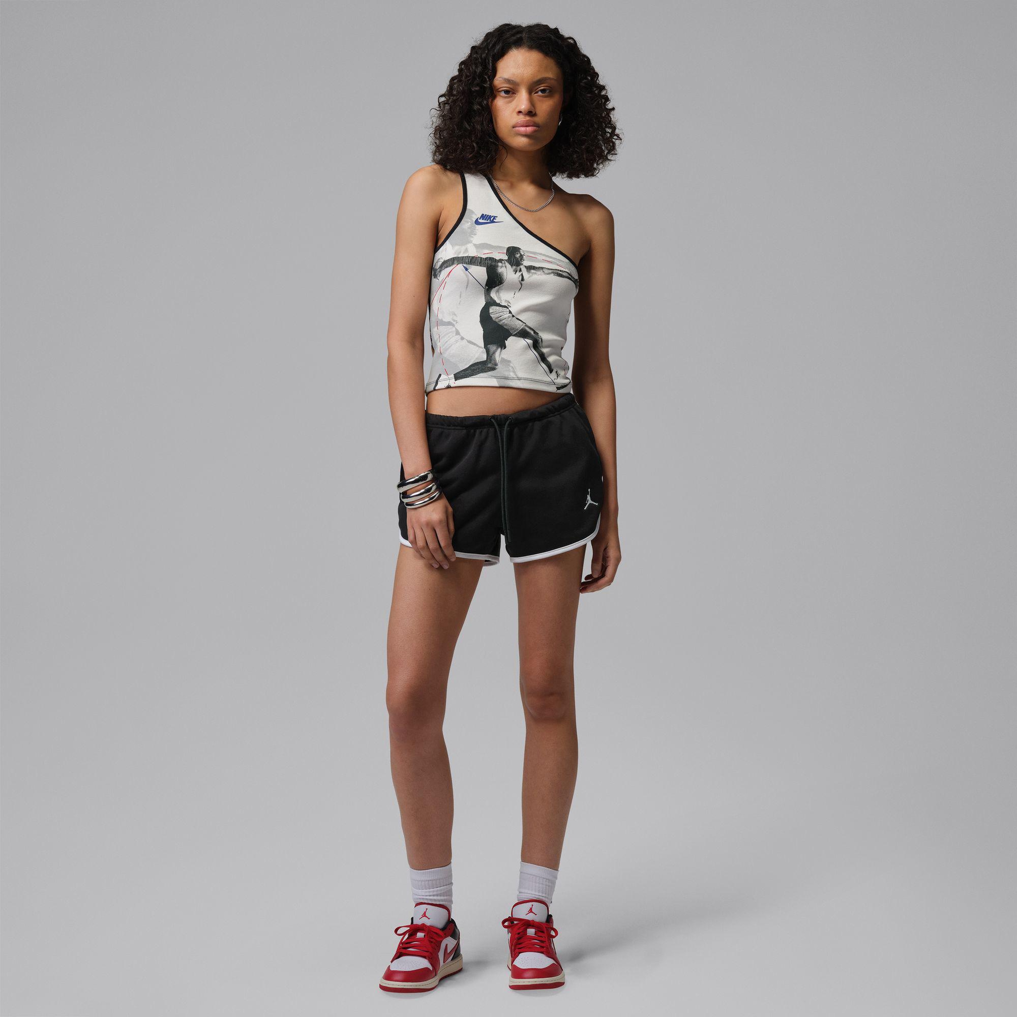 Jordan Brooklyn Fleece Kadın Siyah Şort