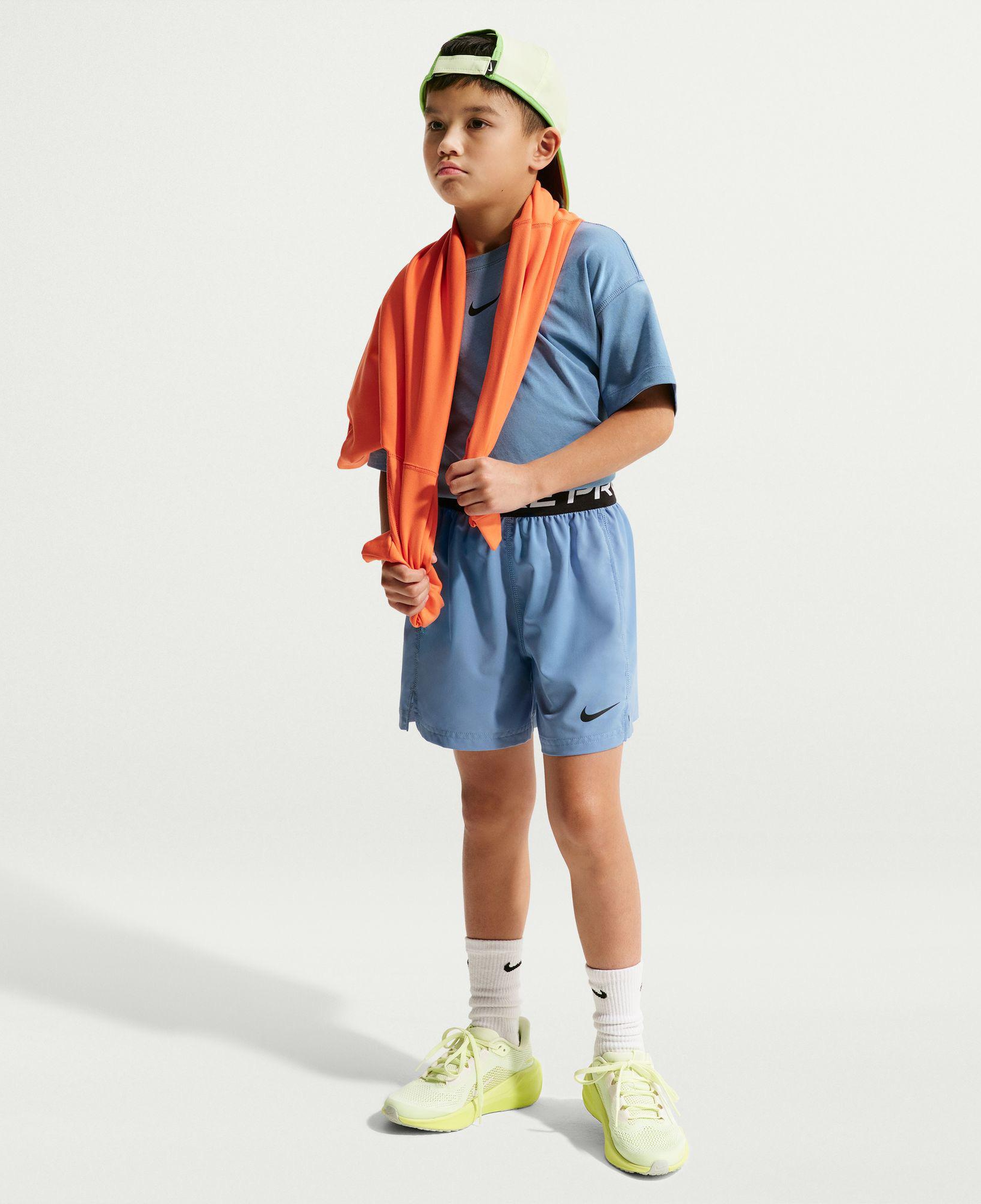 Nike Pro Dri-Fit Çocuk Mavi Şort
