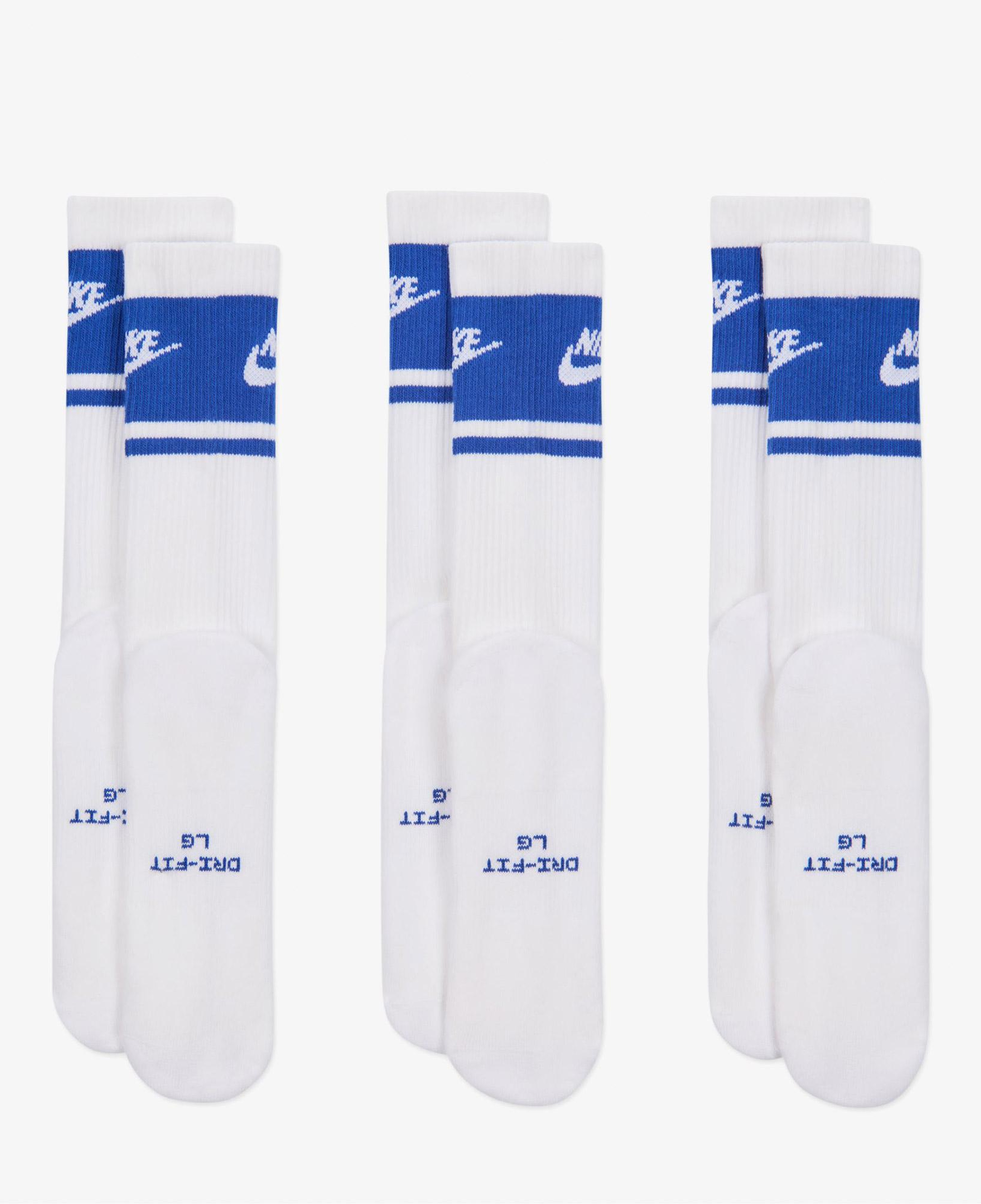 Nike Everyday Elevated 3'lü Unisex Beyaz Çorap