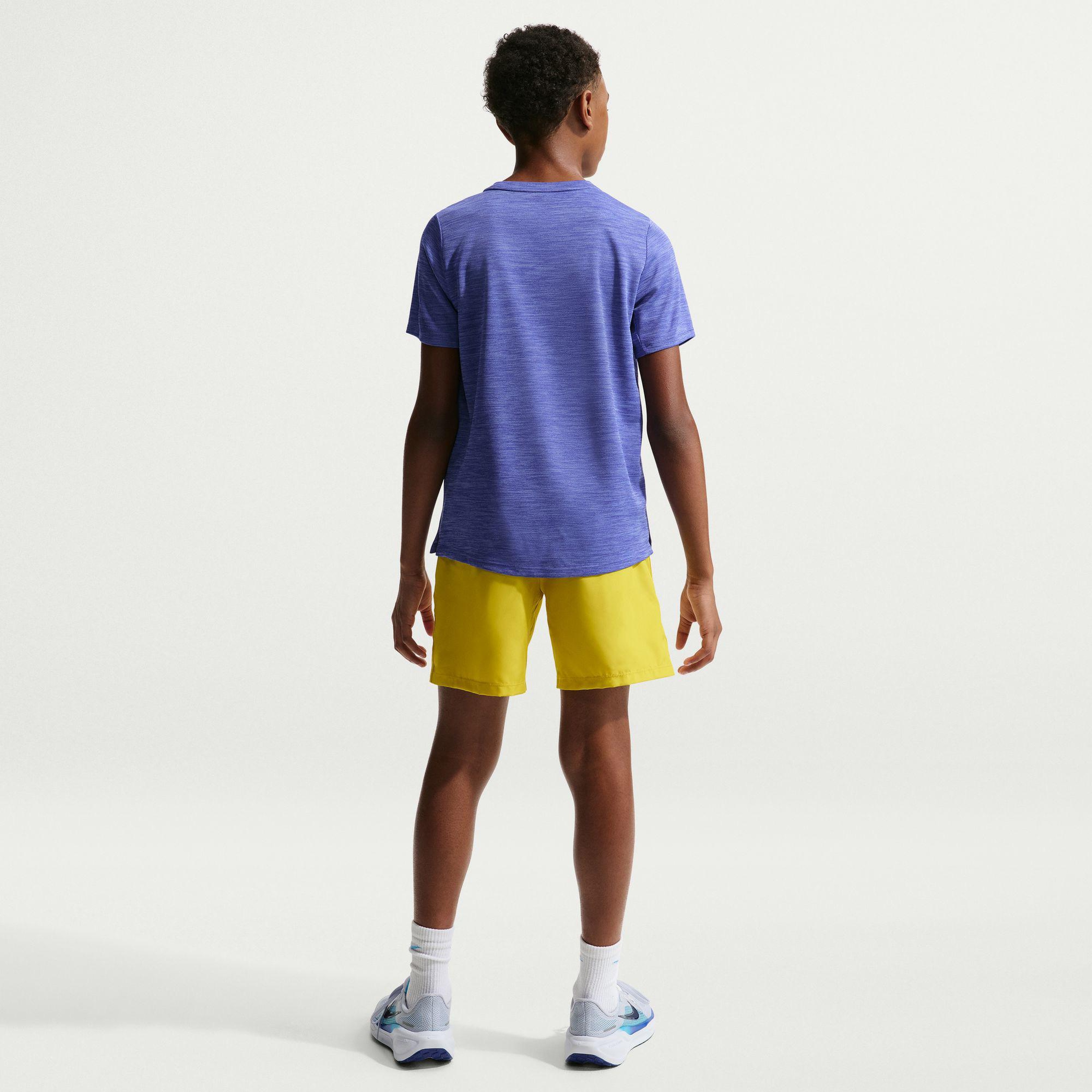 Nike Dri-Fti Miler Çocuk Mor T-Shirt