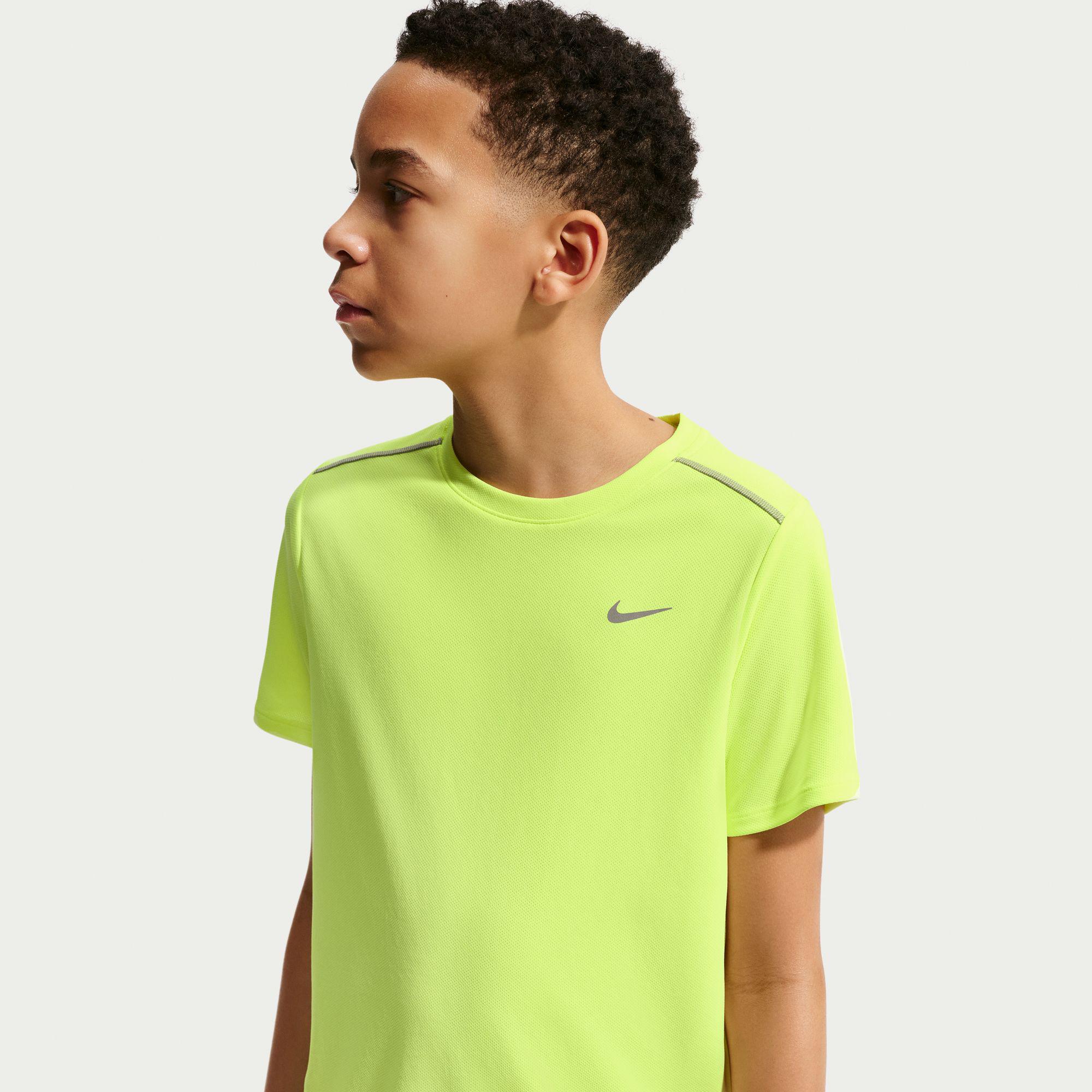 Nike Dri-Fti Miler Çocuk Yeşil T-Shirt