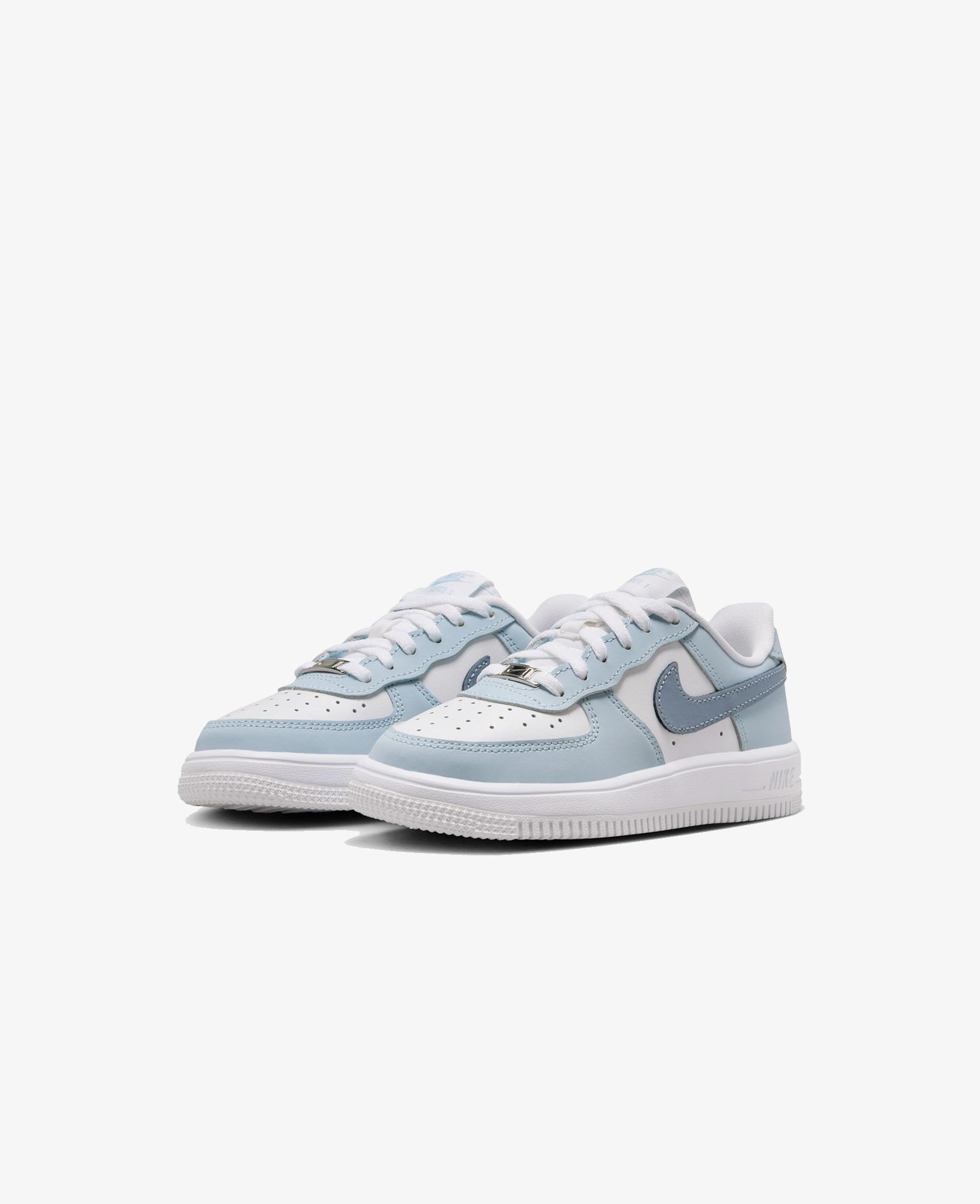 Nike Force 1 Low Lace Çocuk Mavi Spor Ayakkabı
