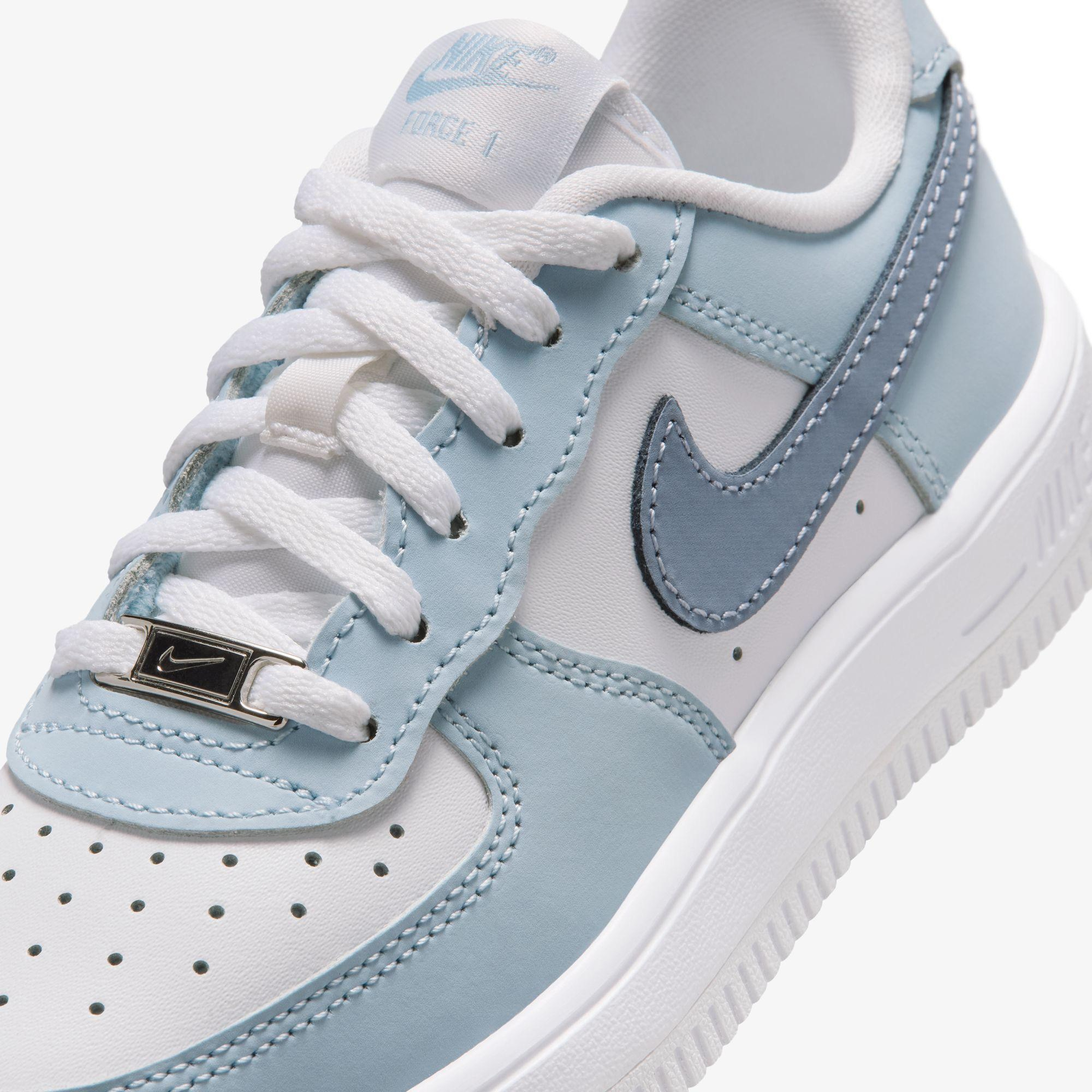 Nike Force 1 Low Lace Çocuk Mavi Spor Ayakkabı