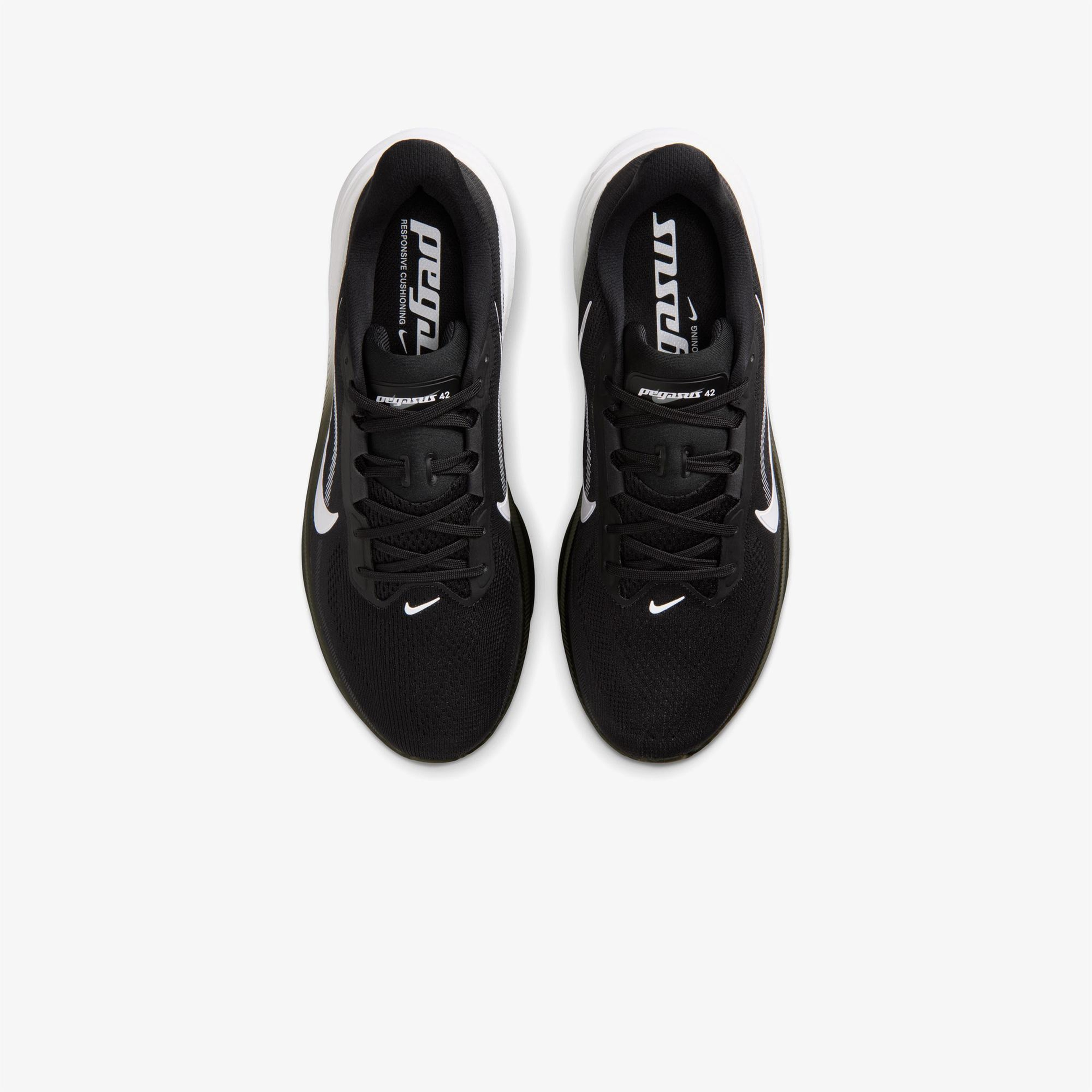 Nike Air Zoom Pegasus 42 Erkek Siyah Spor Ayakkabı