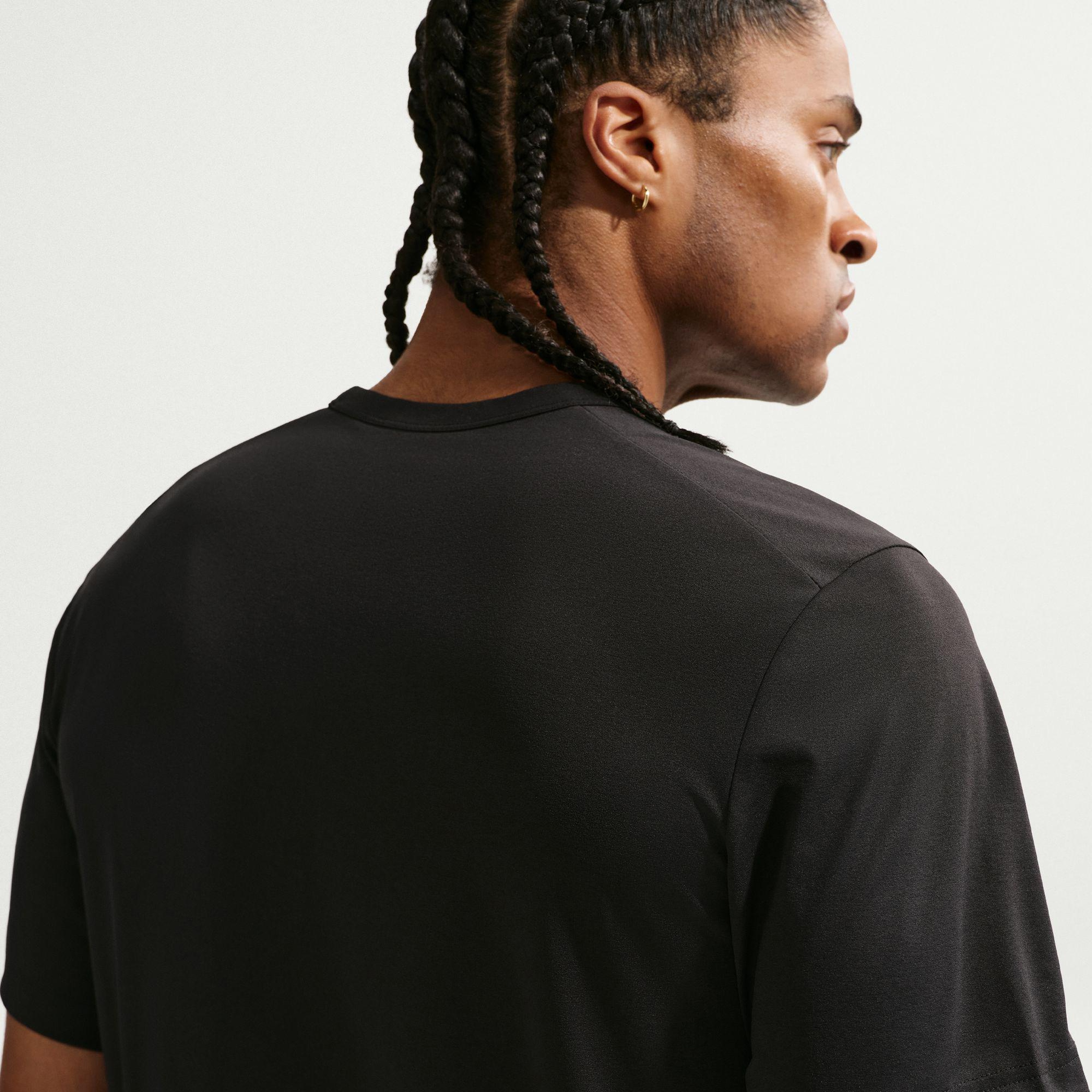 Nike Dri-Fit Hyverse GFX Erkek Siyah T-Shirt