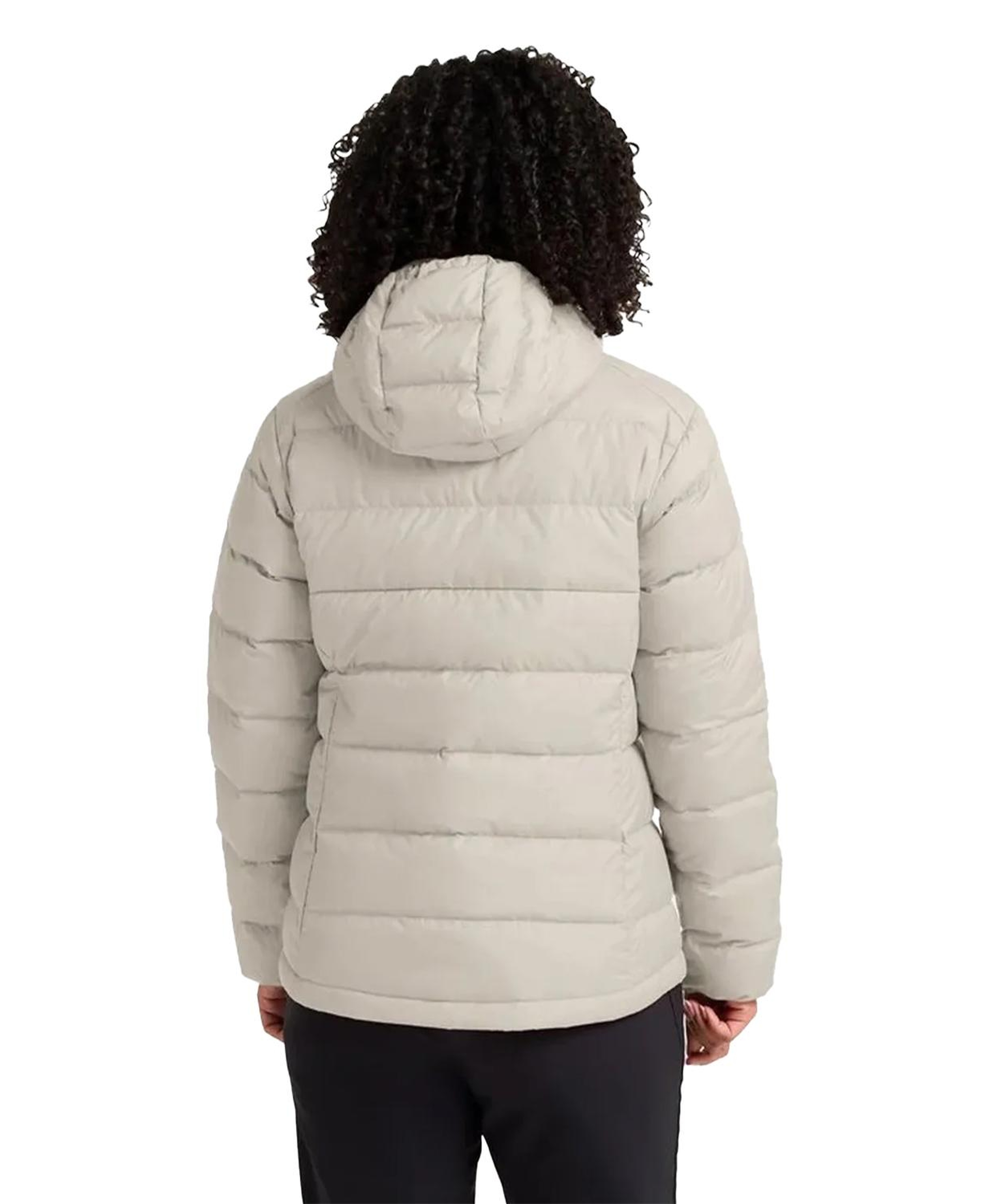 Jack Wolfskin Ather Do Hoody Rds Kadın Bej Outdoor Ceketi