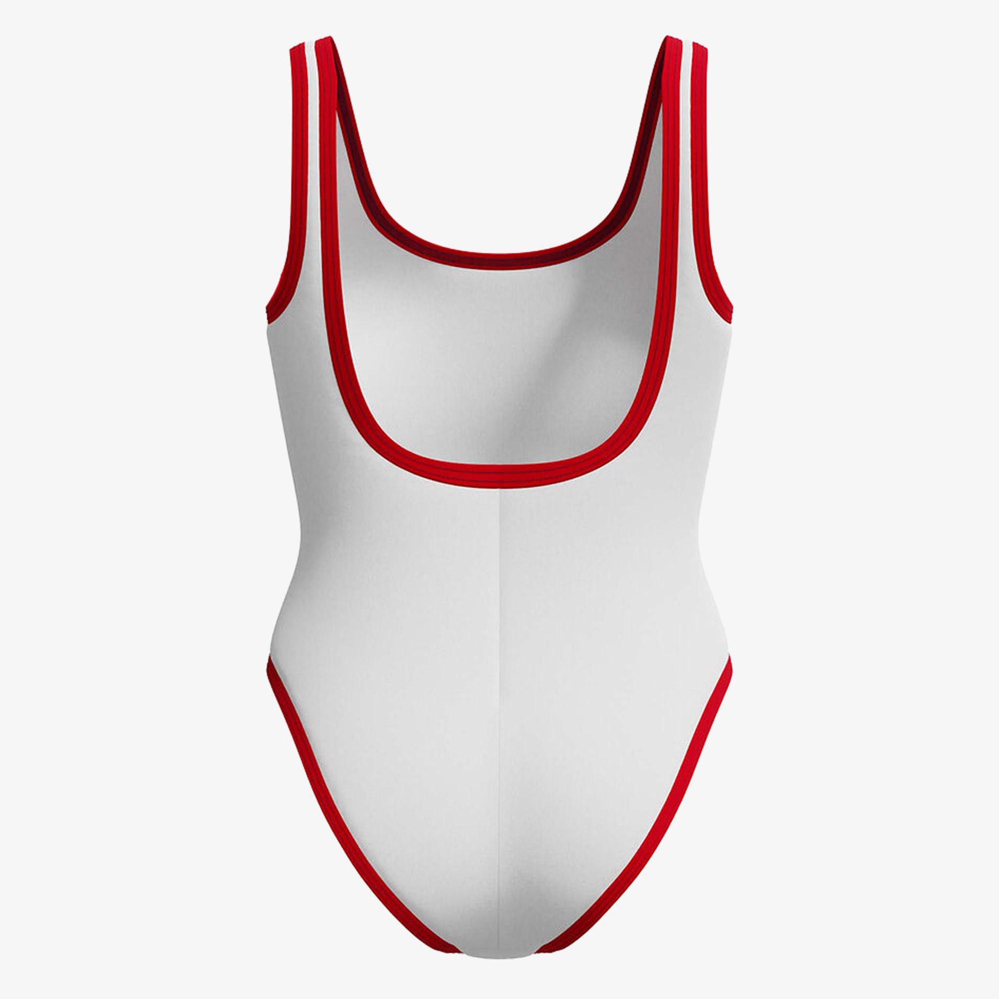 Speedo Solid Bound Kadın Beyaz Mayo