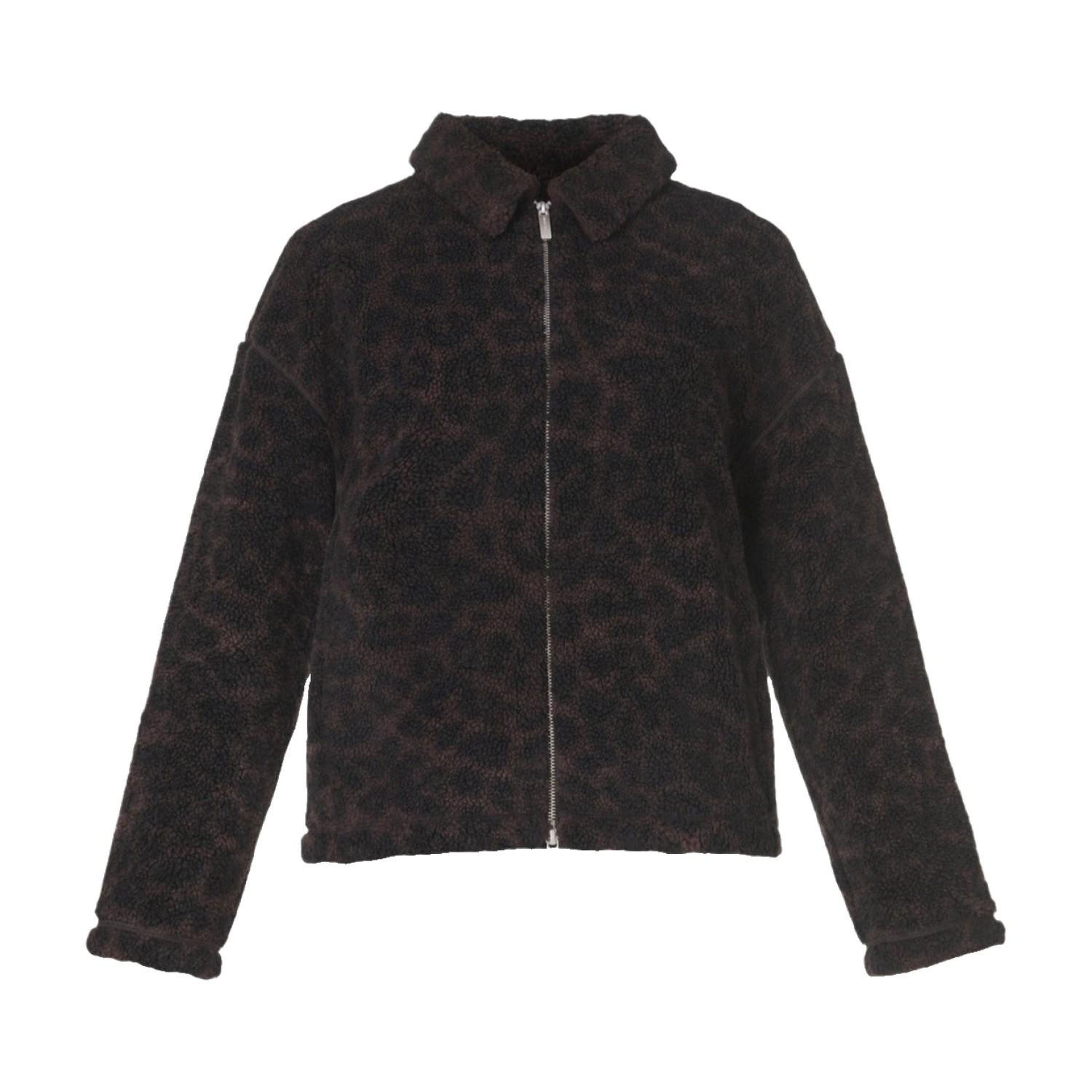 Sweaty Betty Plush Collared Fleece Kadın Kahverengi Polar