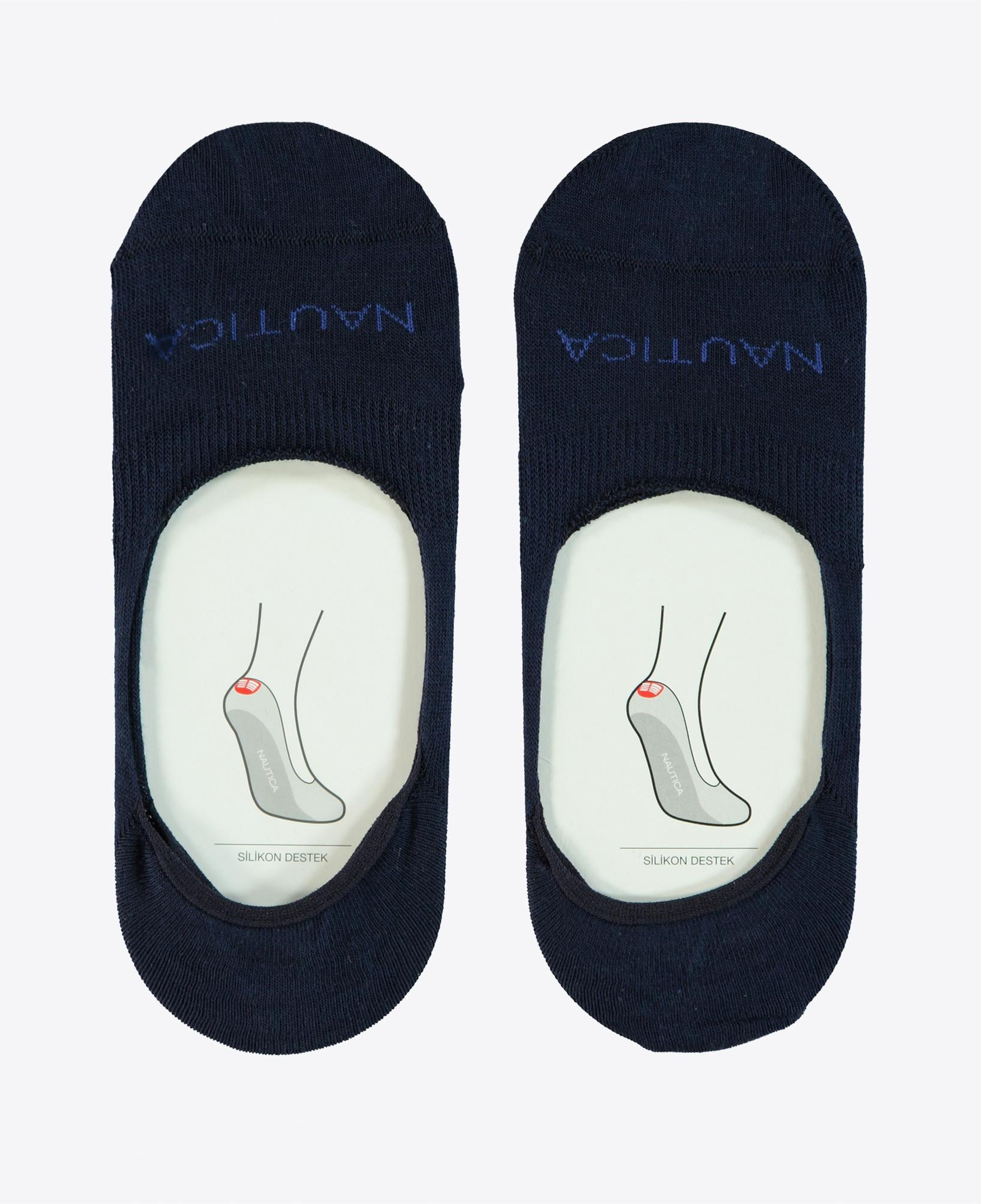 Nautica Unisex Lacivert 2li Babet Çorap