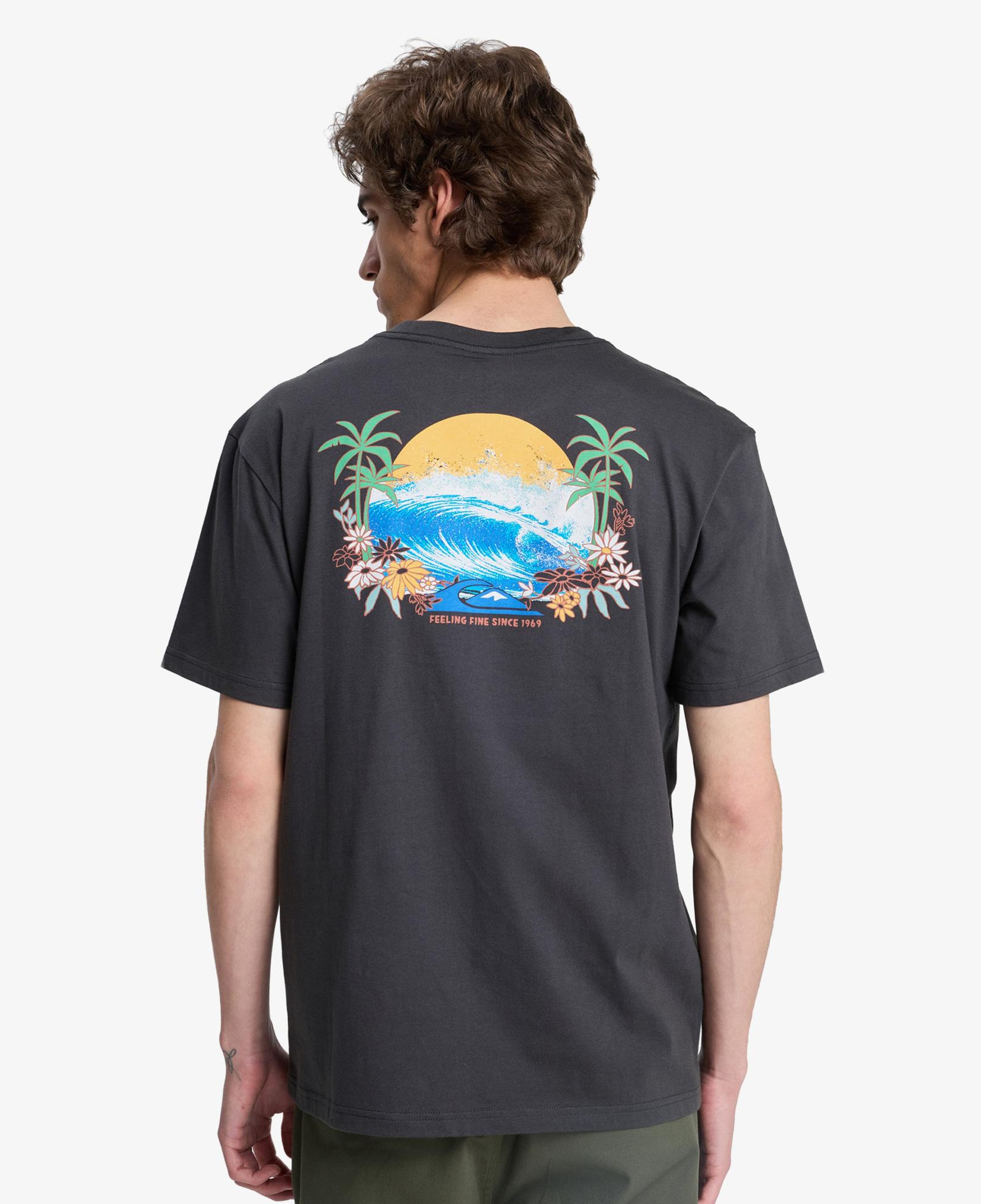 Quiksilver Fruits Tide Erkek Gri T-Shirt