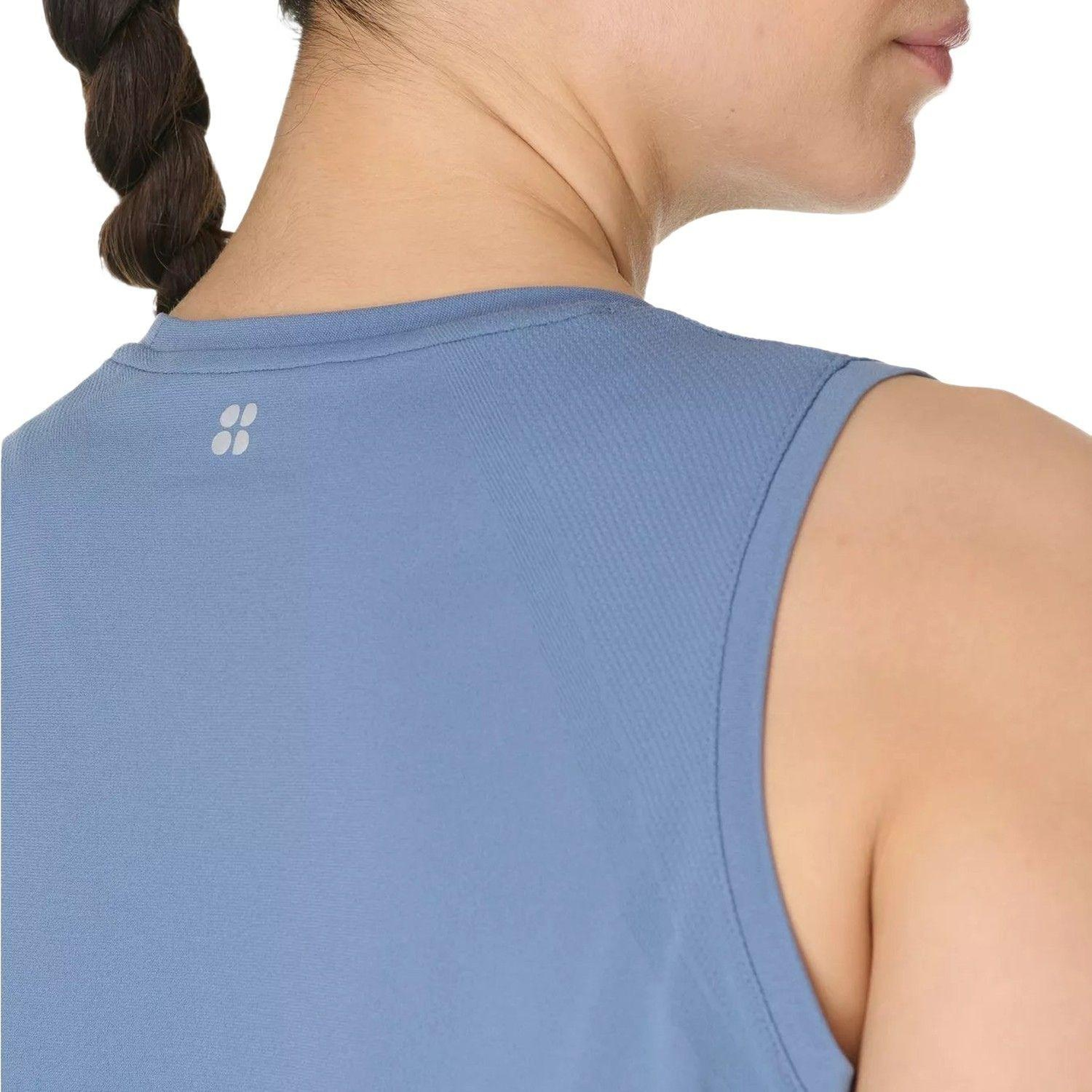 Sweaty Betty Athlete Featherweight Seamless Kadın Mavi Tişört
