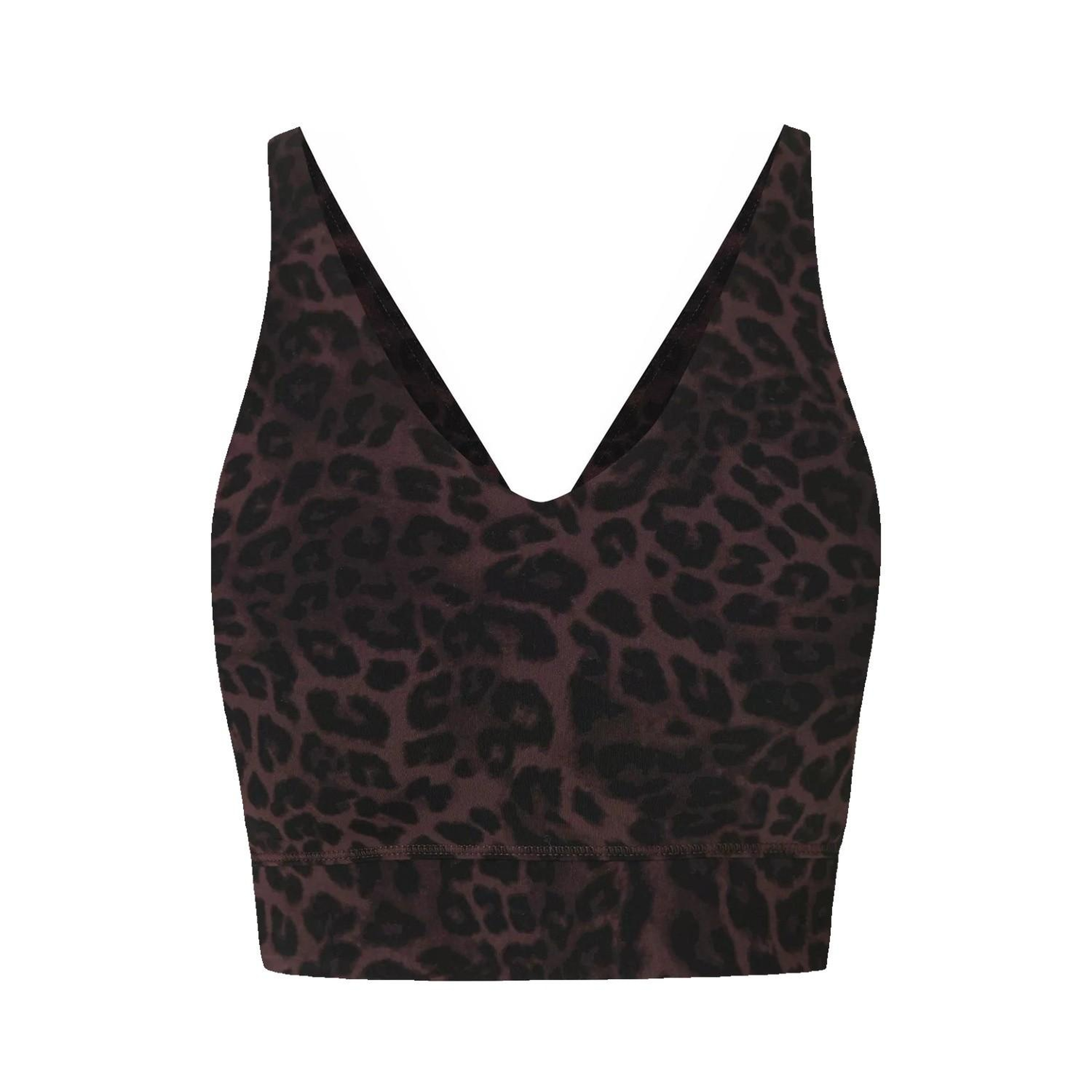 Sweaty Betty Ultimate Studio Voop Bra Kadın Kahverengi Fitness Bra