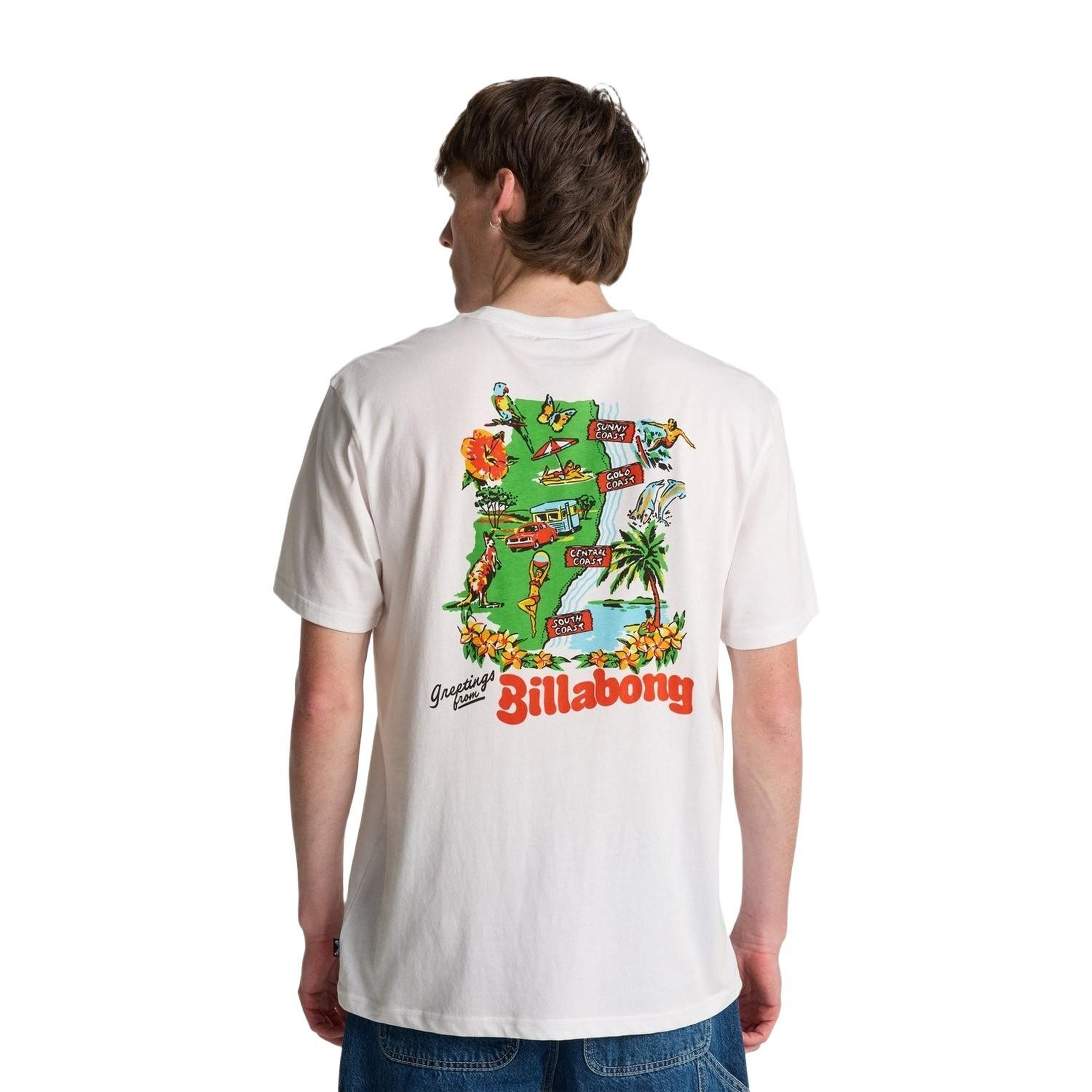 Billabong Origin Erkek Beyaz Tişört