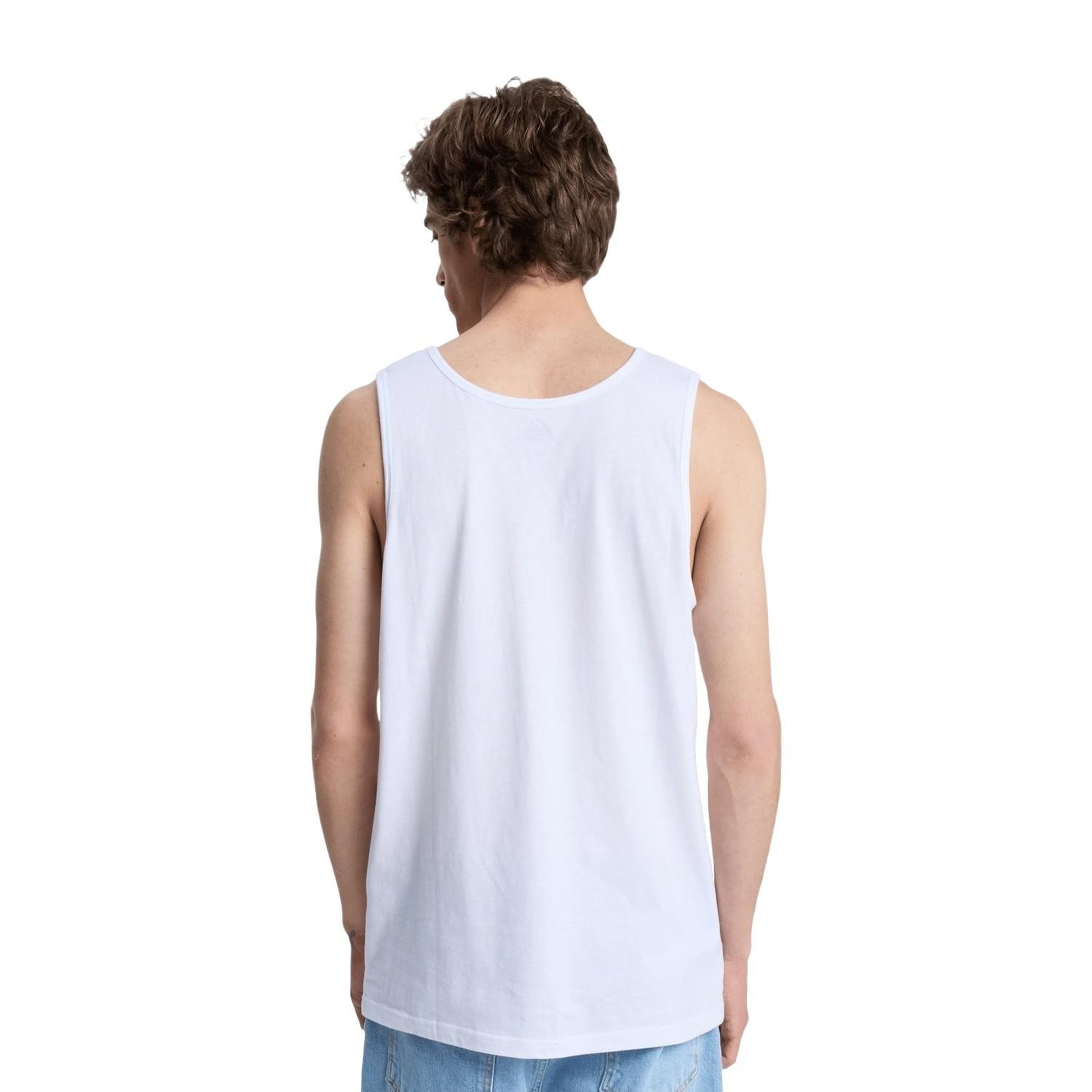 Quiksilver Ev Starting Gri Erkek Beyaz Tişört