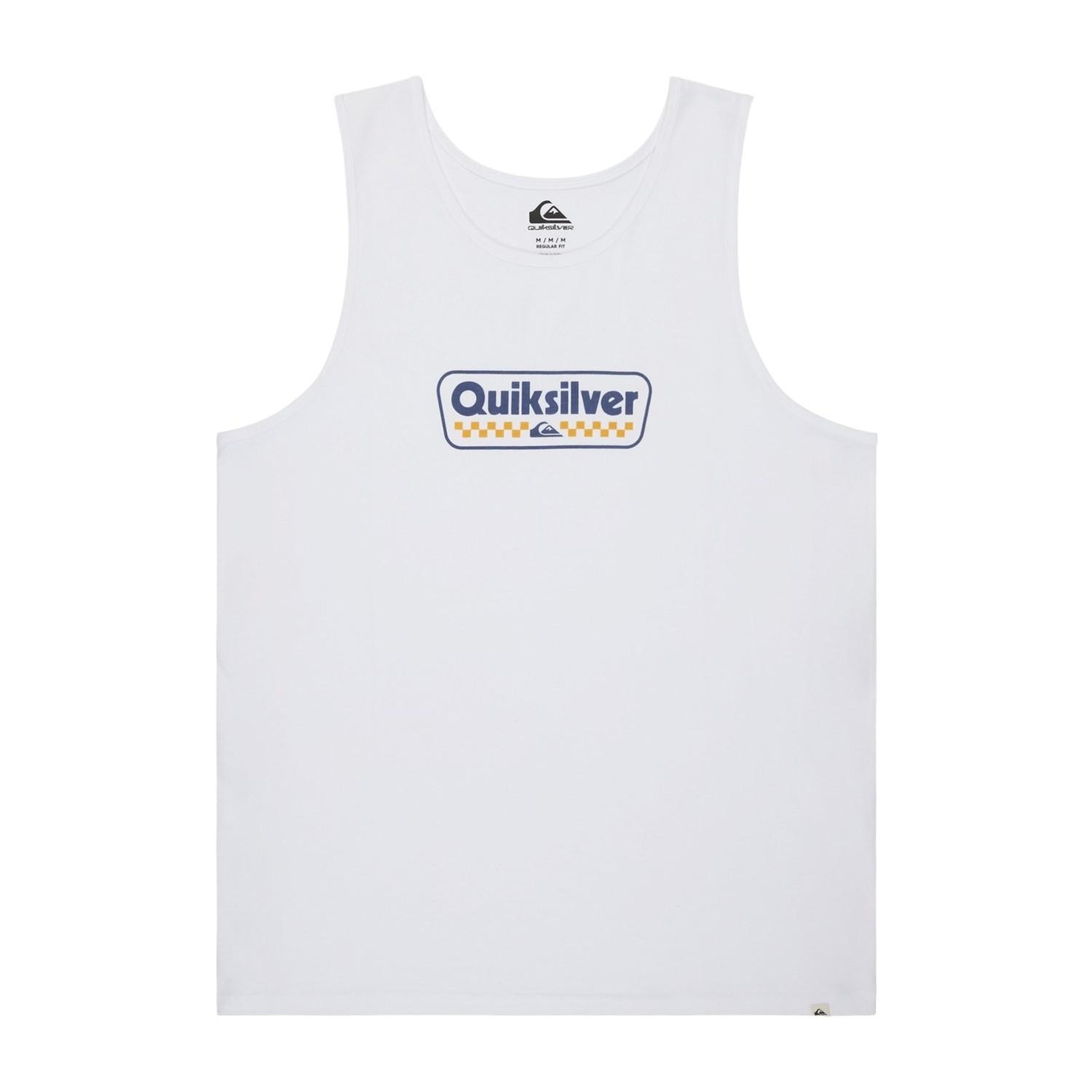 Quiksilver Ev Starting Gri Erkek Beyaz Tişört