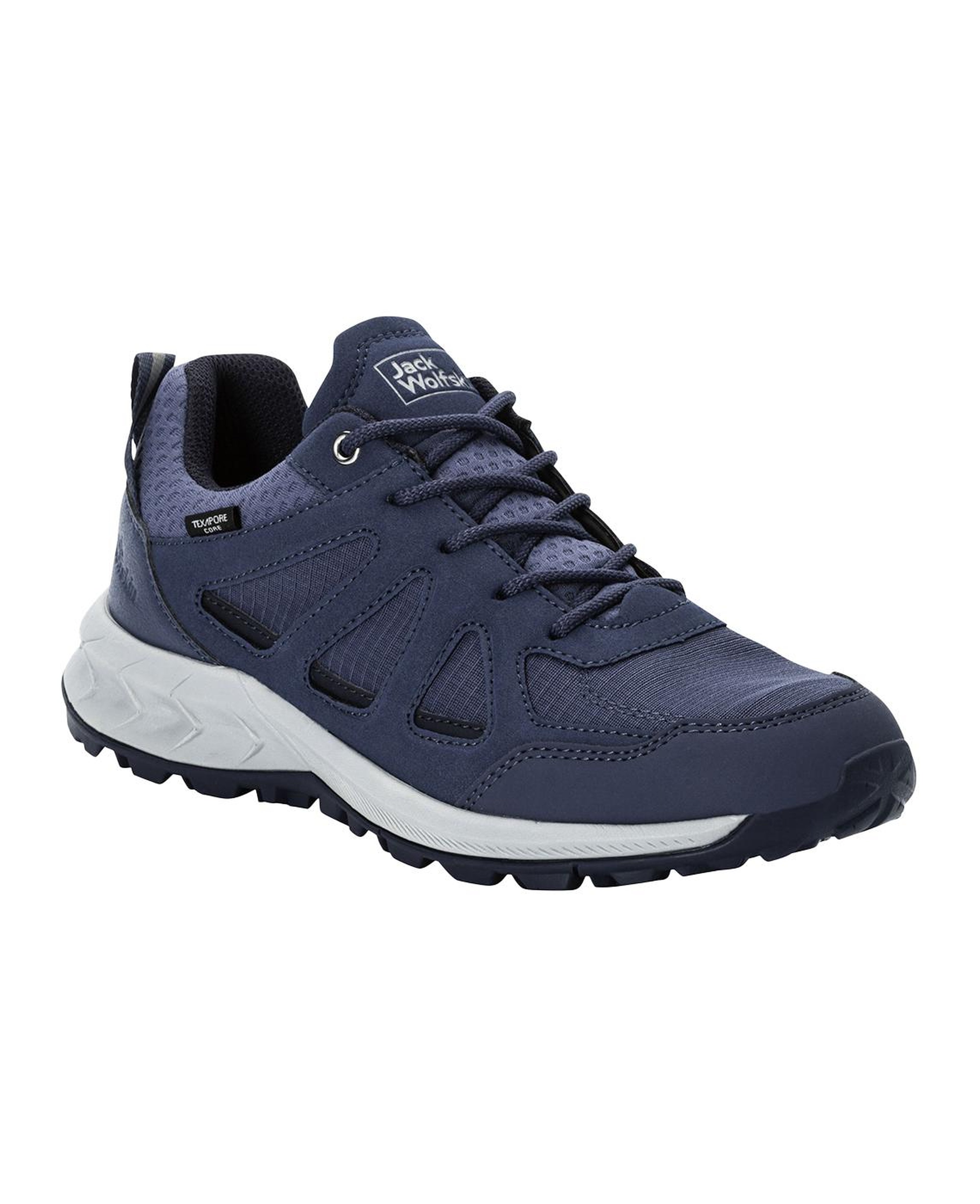 Jack Wolfskin Woodland 2 Texapore Low Kadın Mavi Outdoor Ayakkabı