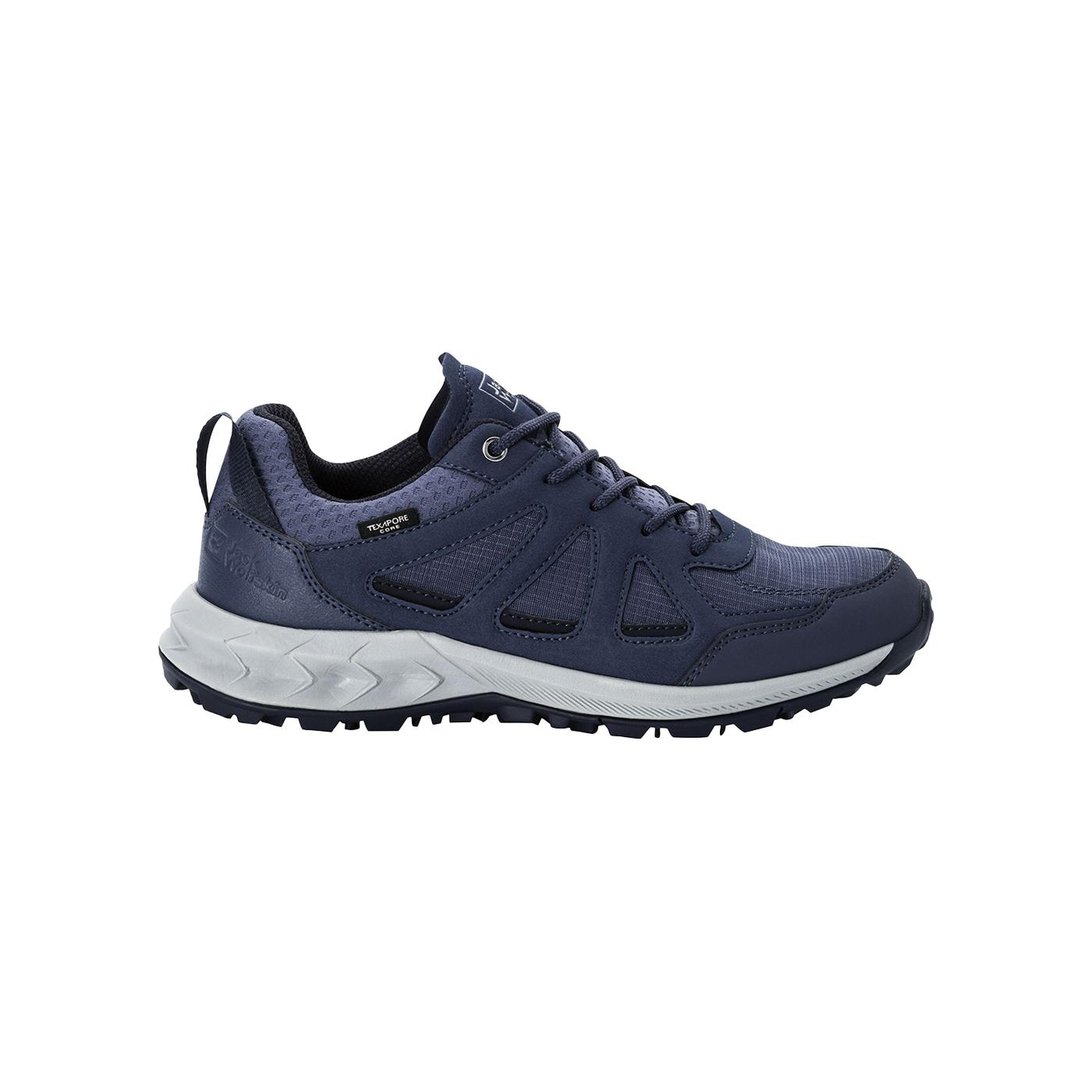 Jack Wolfskin Woodland 2 Texapore Low Kadın Mavi Outdoor Ayakkabı