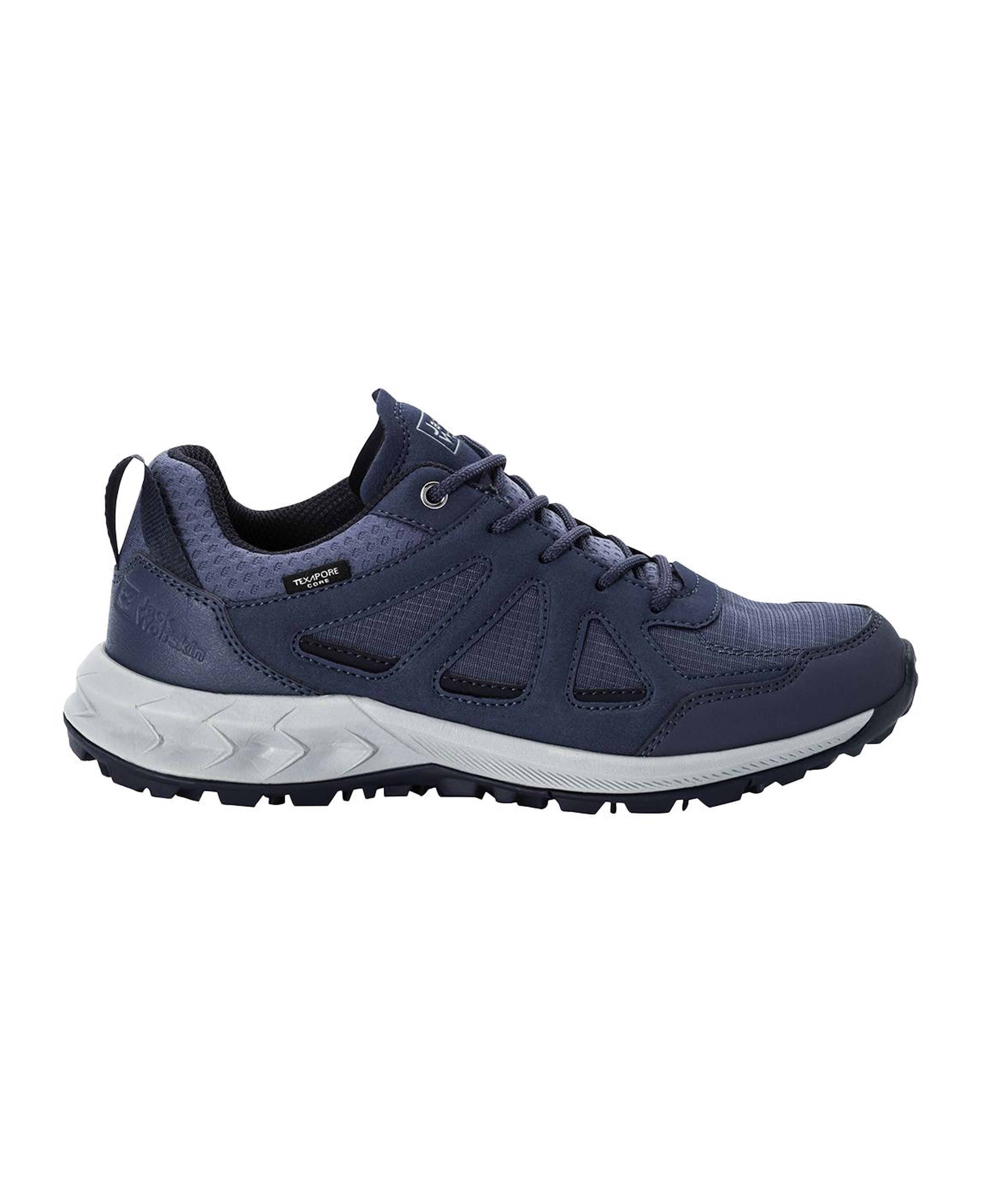 Jack Wolfskin Woodland 2 Texapore Low Kadın Mavi Outdoor Ayakkabı