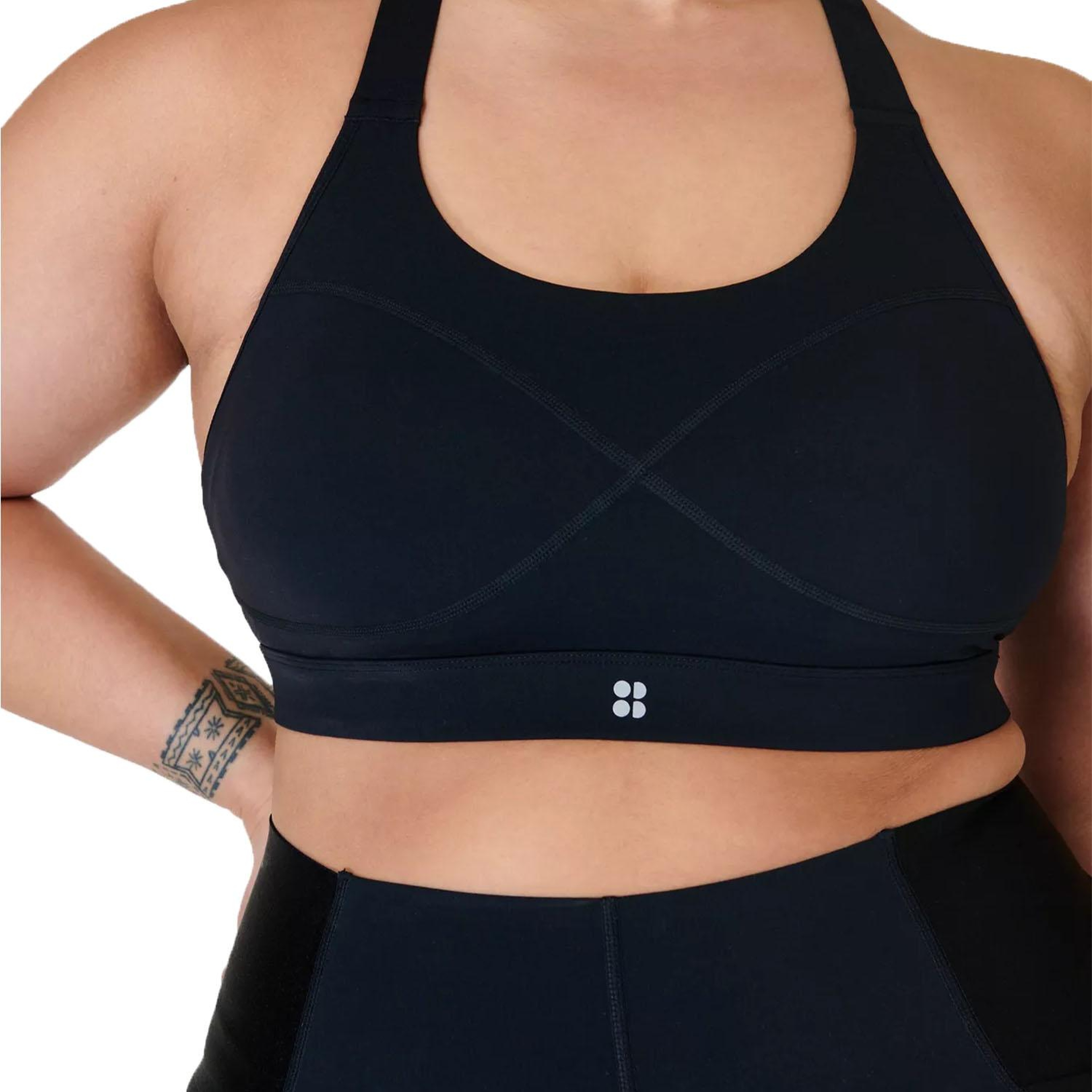 Sweaty Betty Power Medium Impact Sports Bra Kadın Siyah Fitness Bra