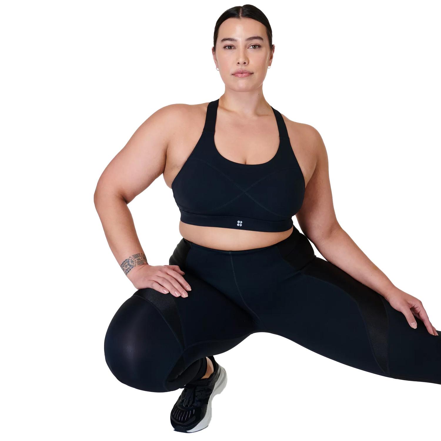 Sweaty Betty Power Medium Impact Sports Bra Kadın Siyah Fitness Bra