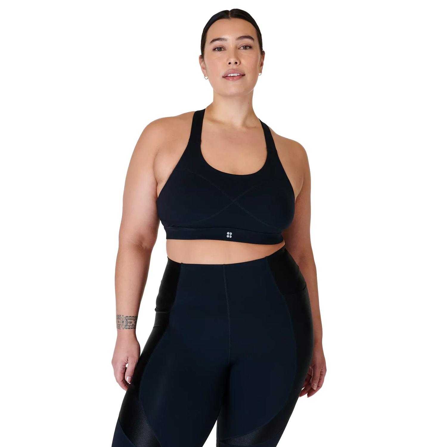 Sweaty Betty Power Medium Impact Sports Bra Kadın Siyah Fitness Bra