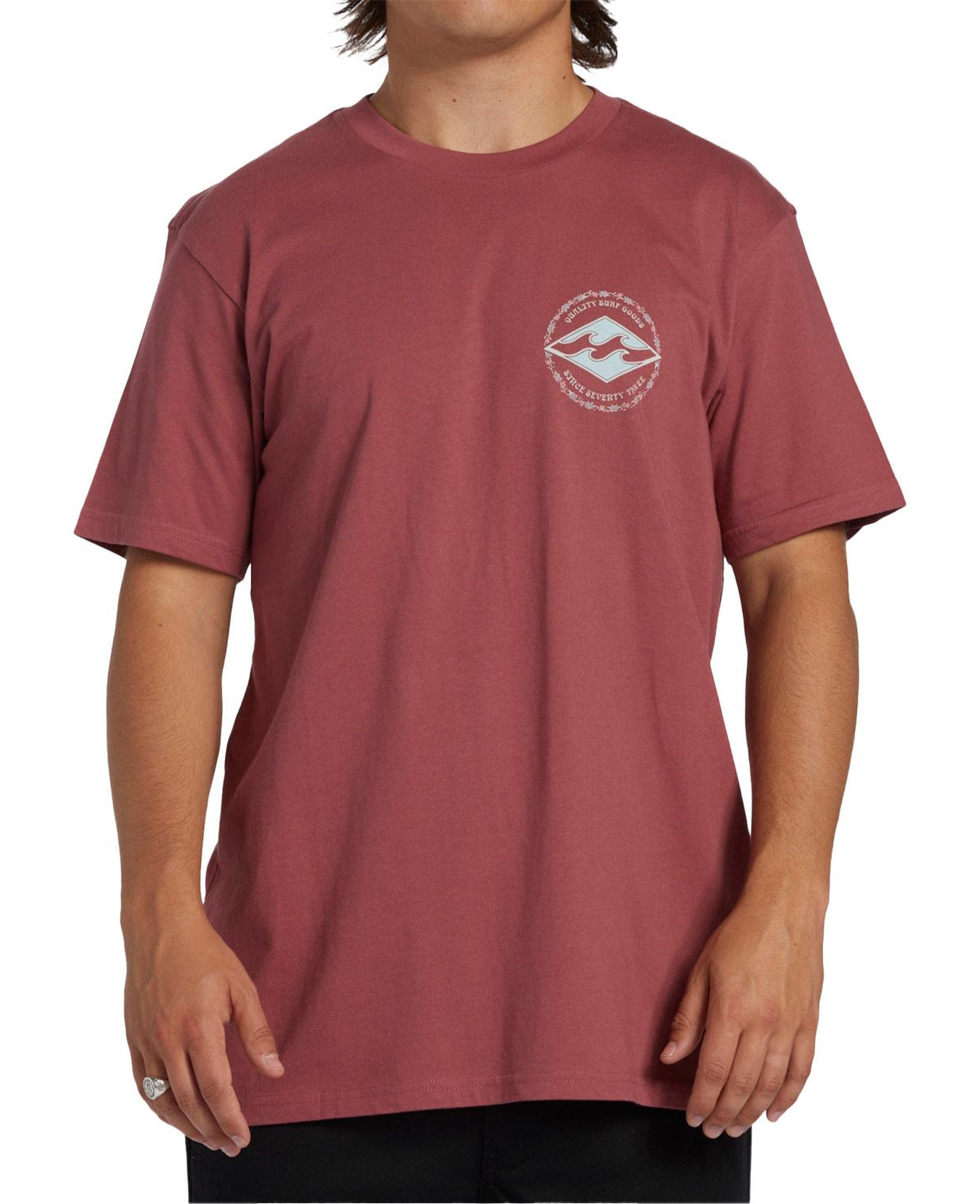 Billabong Rotor Diamond Erkek Pembe Tişört
