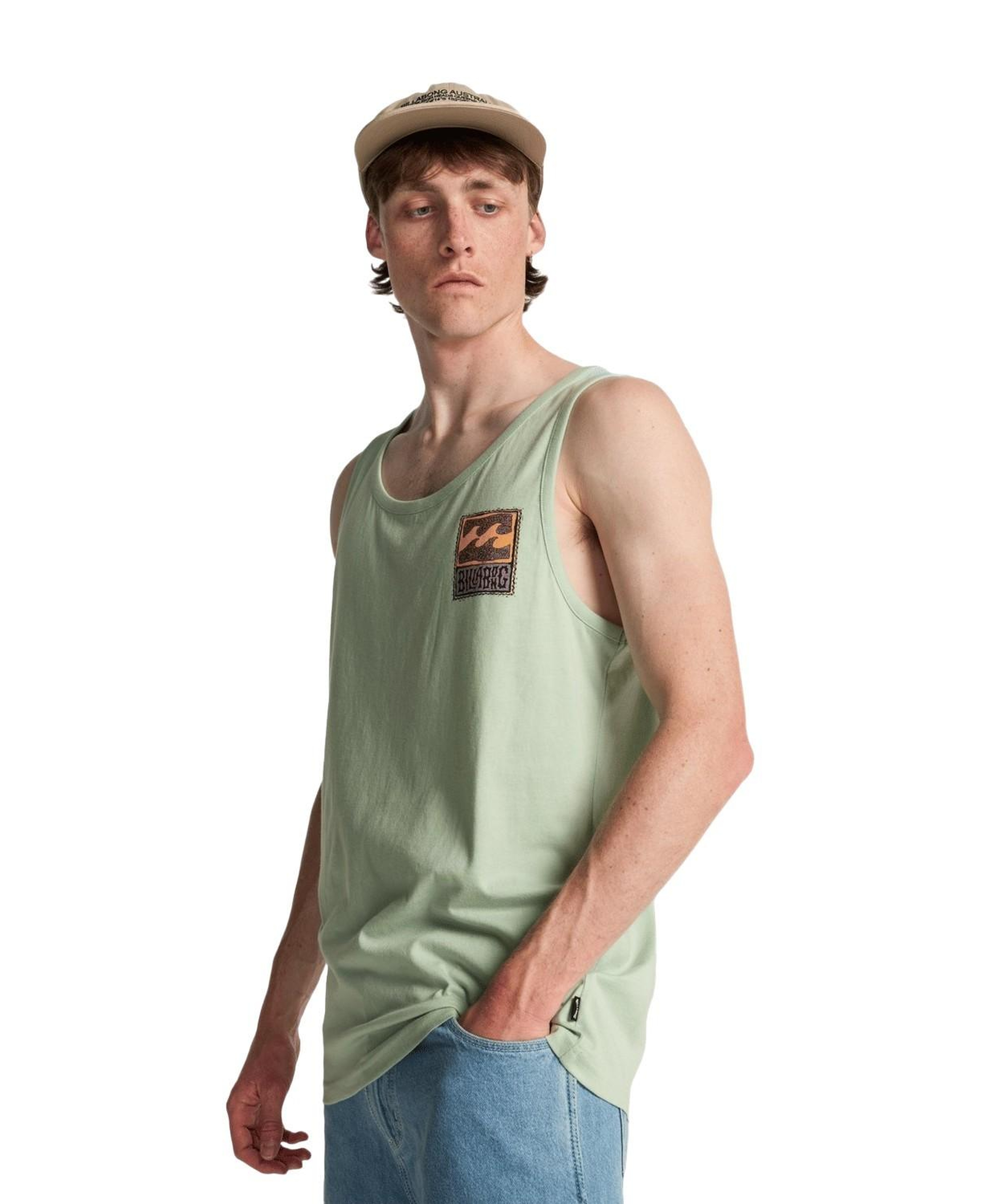 Billabong Stamp Tk Erkek Yeşil Tişört