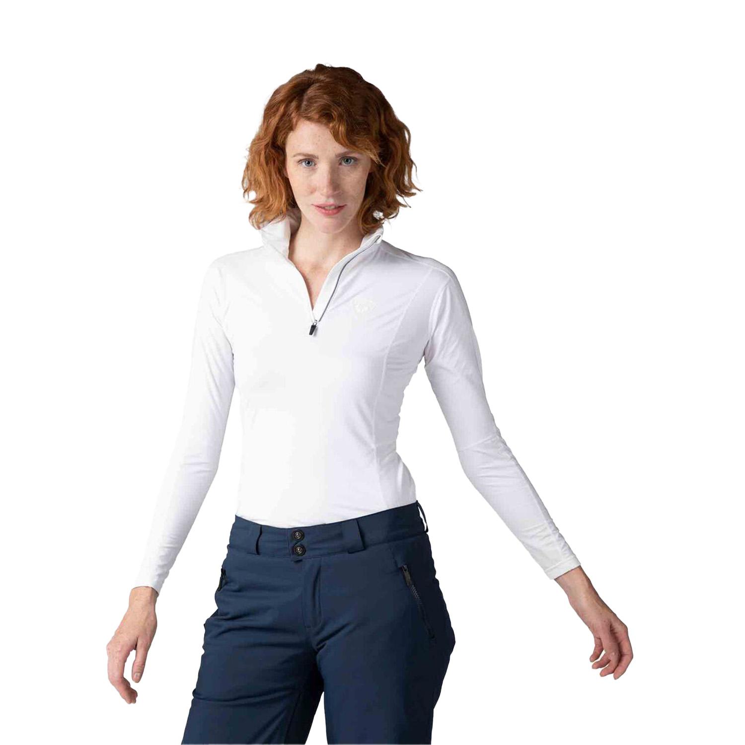 Rossignol Classique 12 Zip Kadın Beyaz İçlik Üst