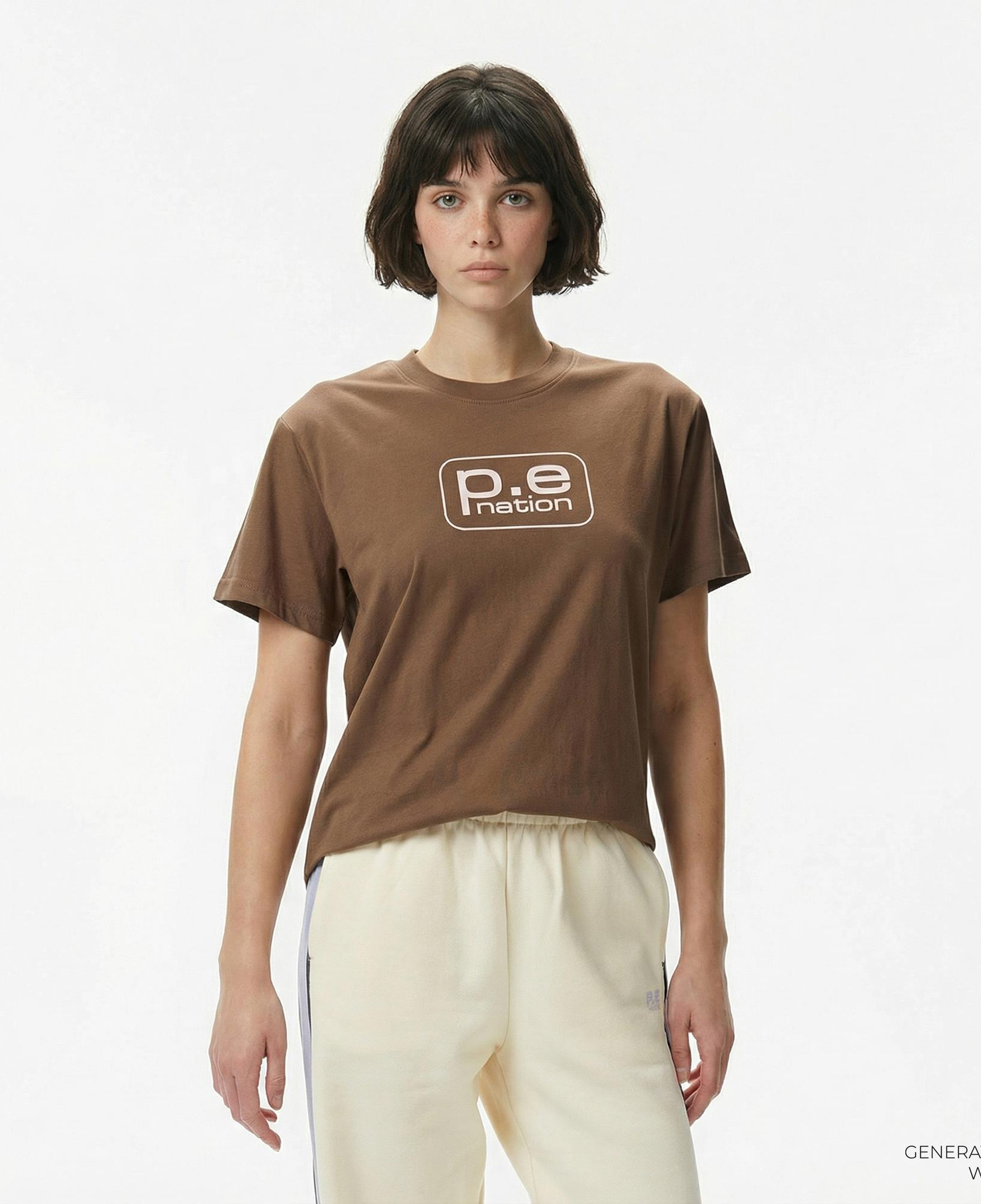 P.E Nation Flux Kadın Kahverengi T-Shirt