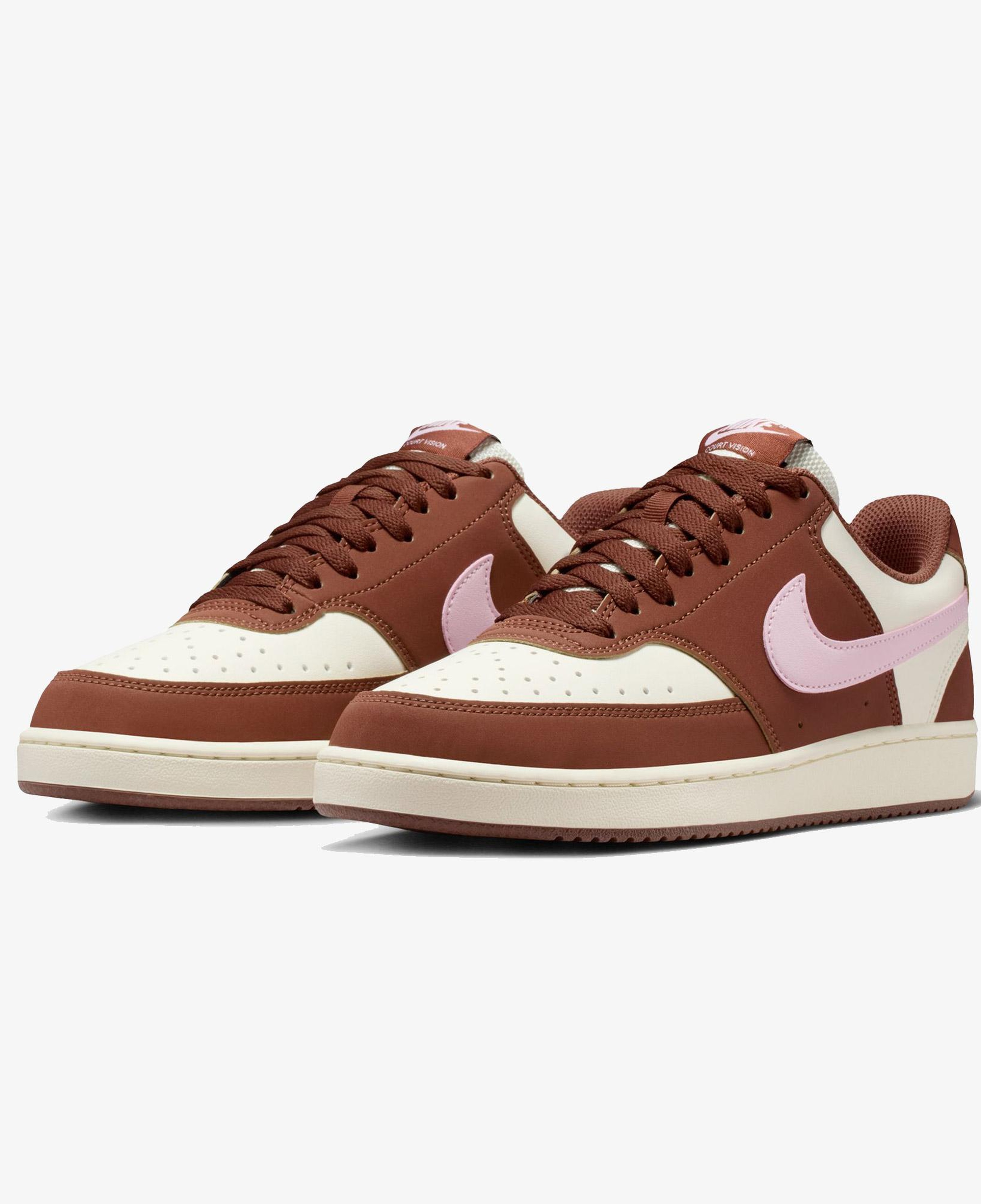 Nike Court Vision Low Kadın Kahverengi Spor Ayakkabı