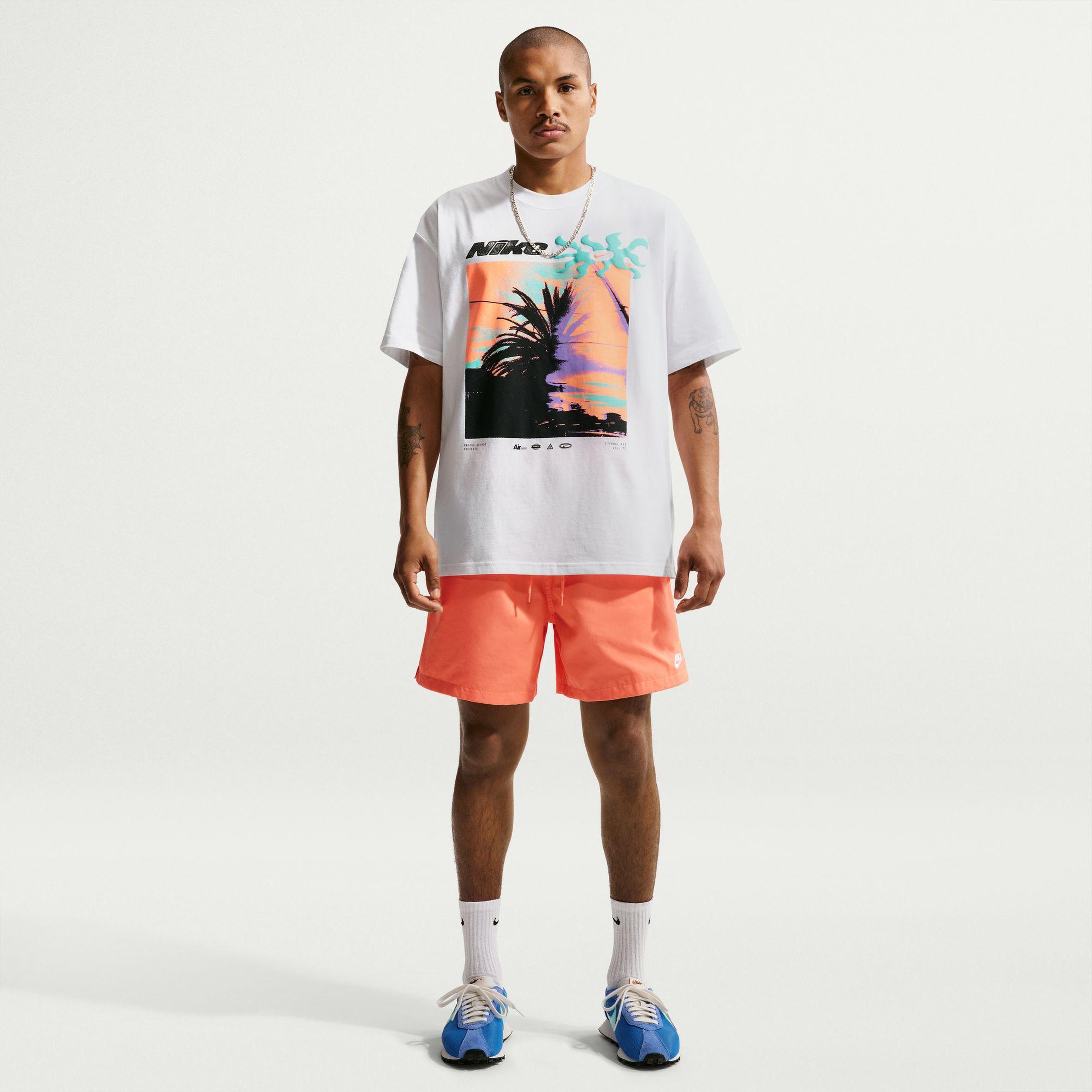 Nike Sportswear Erkek Beyaz T-Shirt