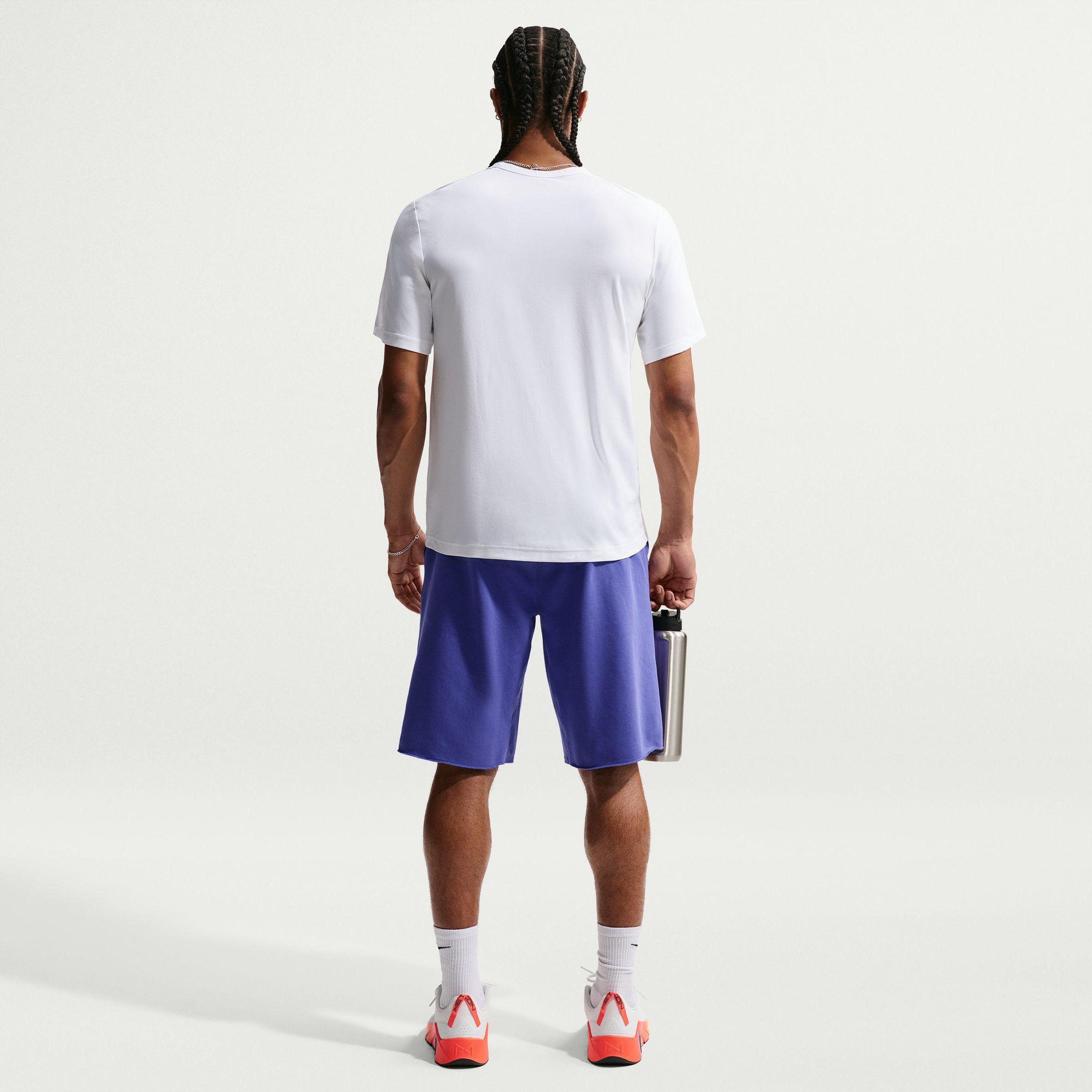 Nike Dri-Fit Hyverse GFX Erkek Beyaz T-Shirt