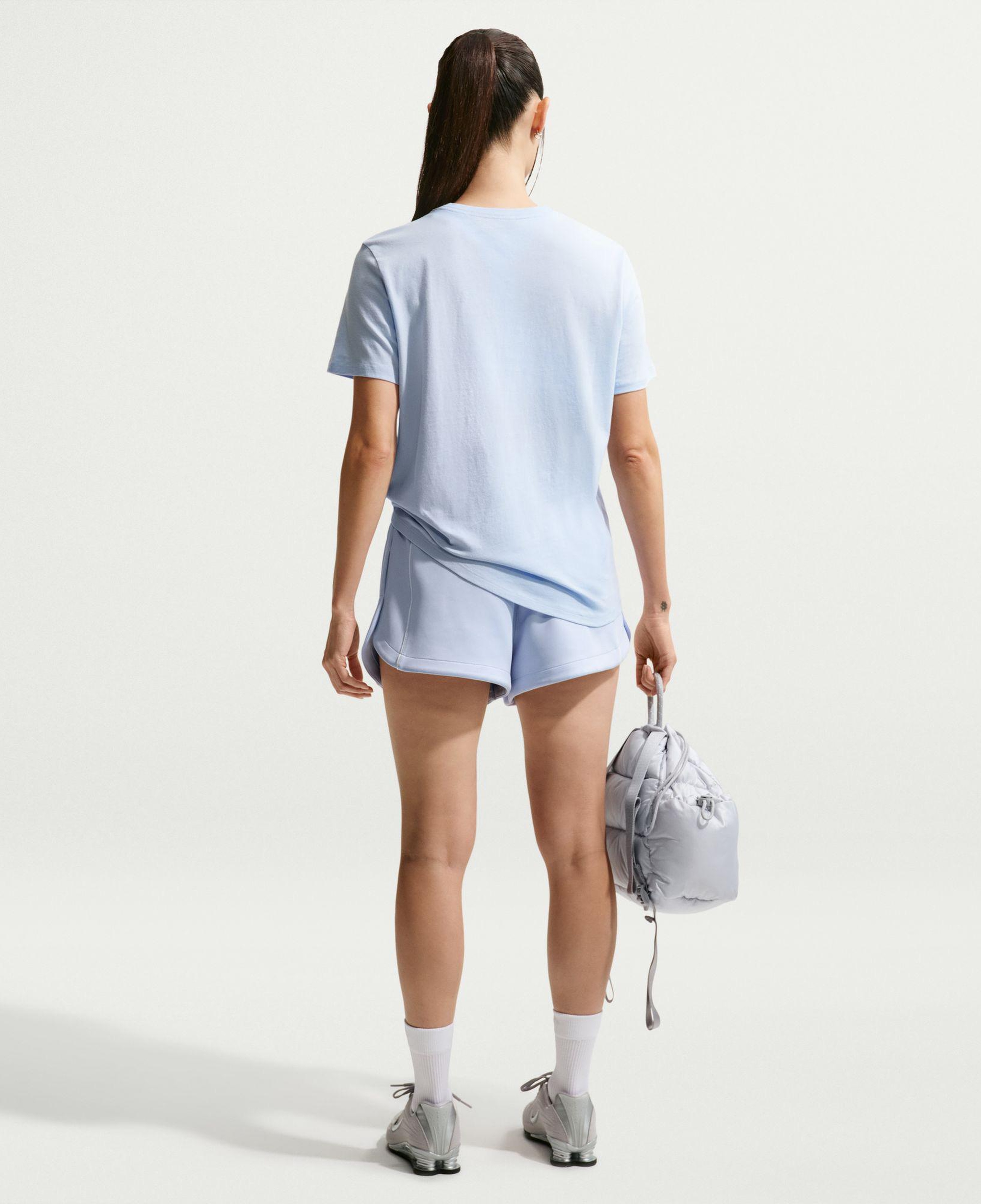 Nike Sportswear Essentials Icon Futura Kadın Mavi T-Shirt