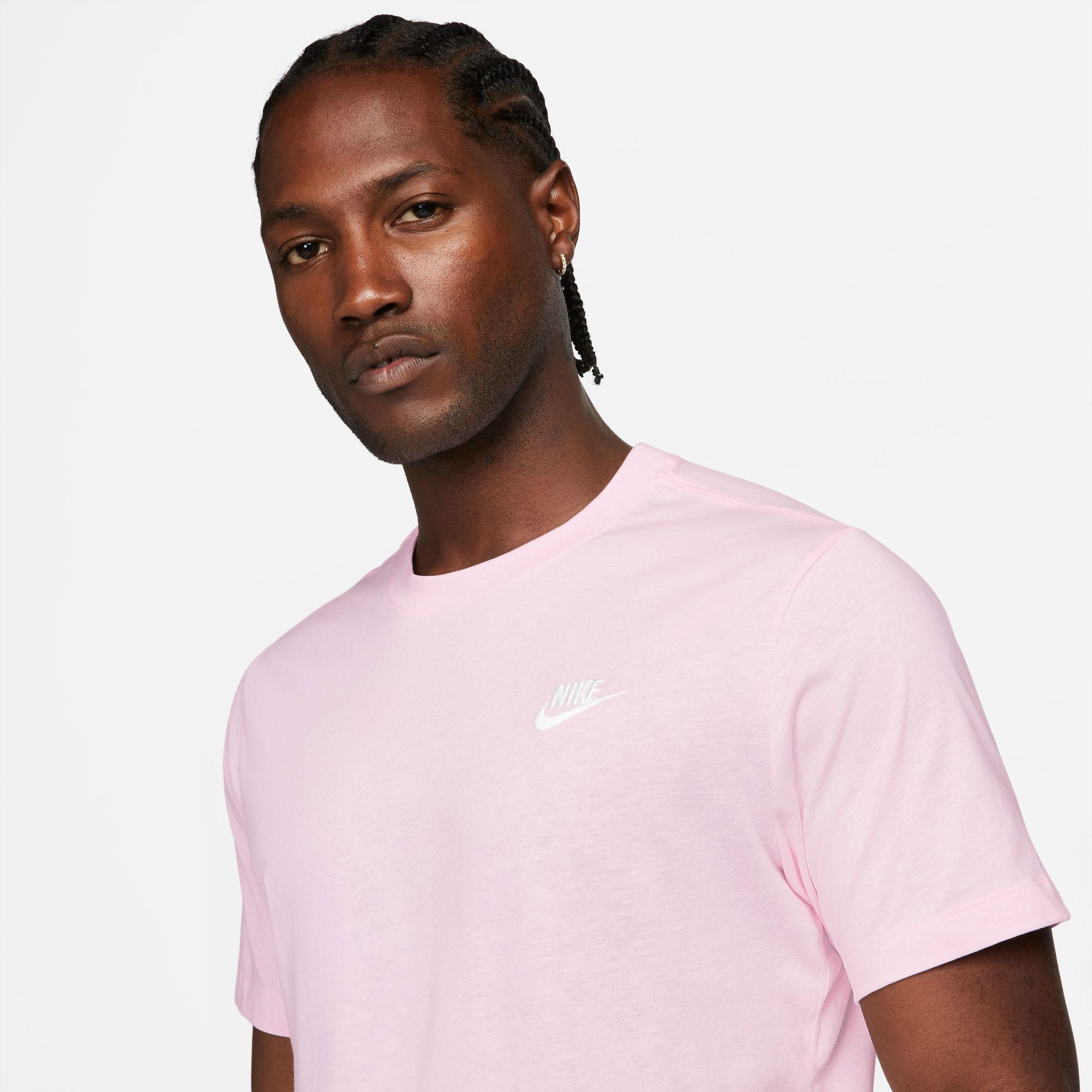 Nike Sportswear Club Erkek Pembe T-Shirt