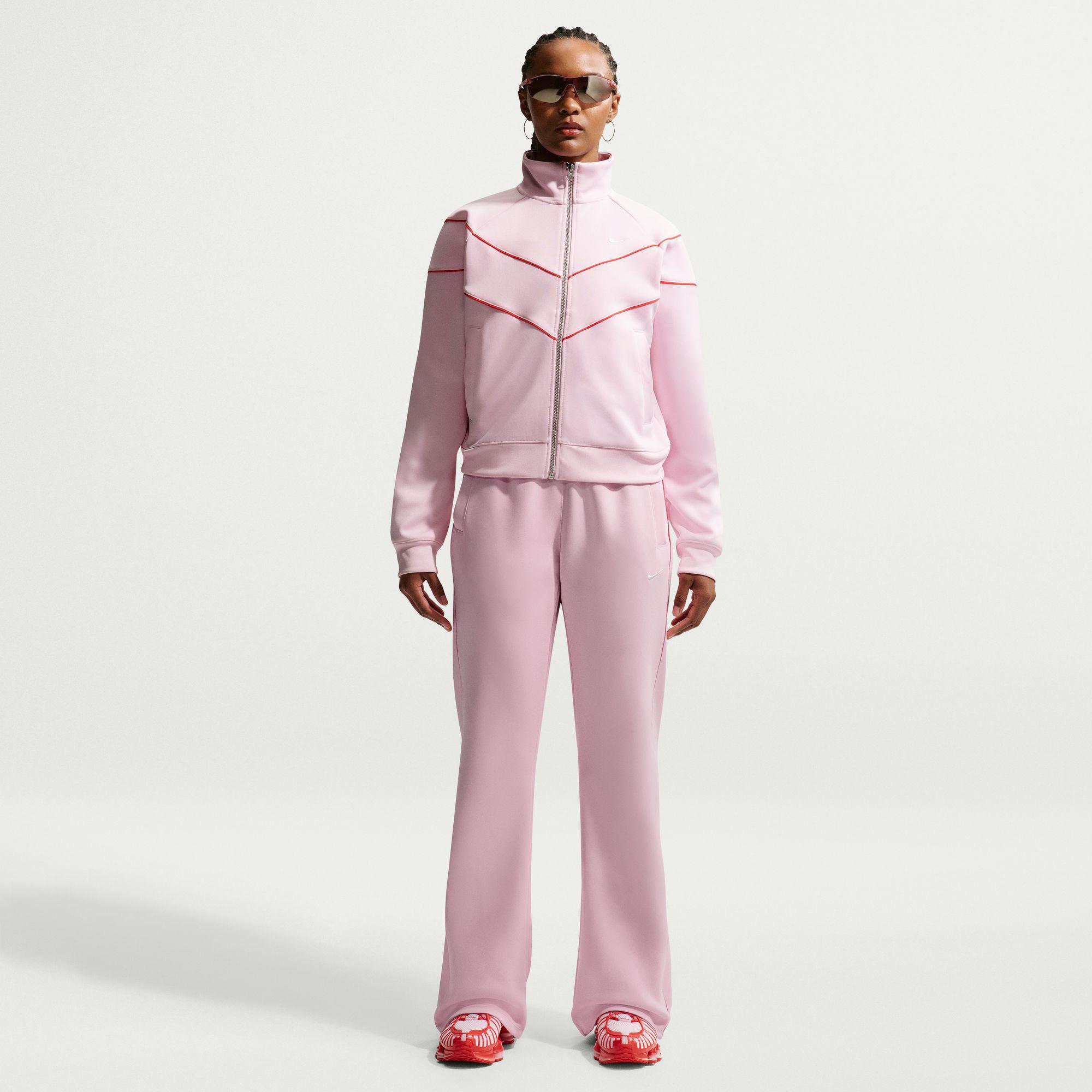 Nike Sportswear Windrunner Mid-Rise Kadın Pembe Eşofman Altı