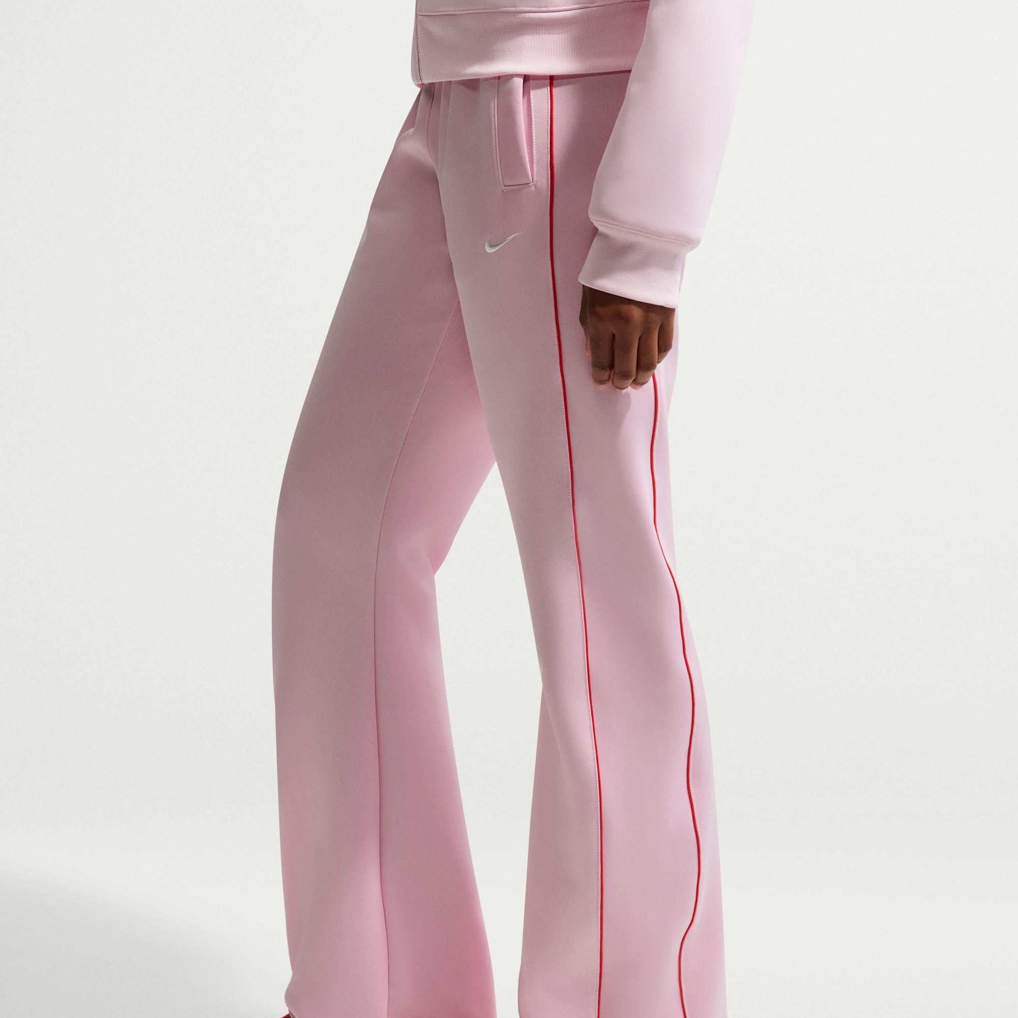 Nike Sportswear Windrunner Mid-Rise Kadın Pembe Eşofman Altı