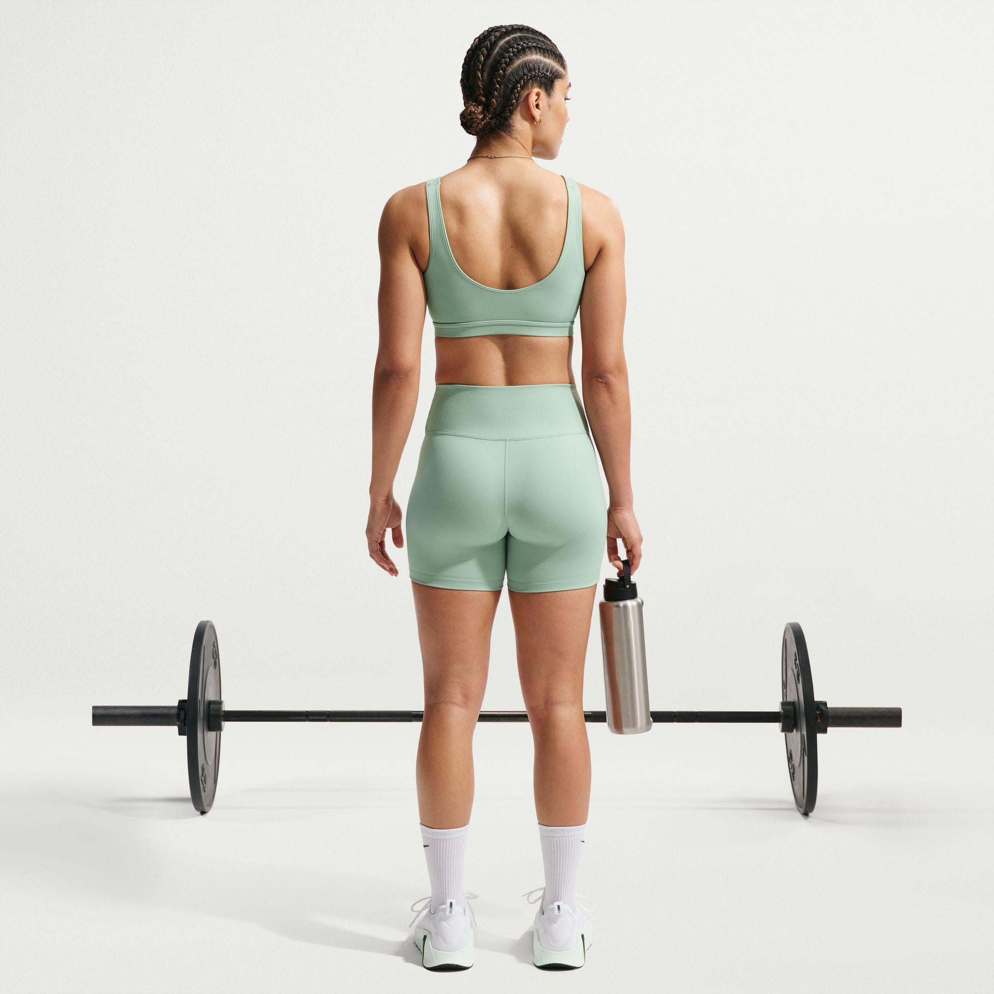 Nike One Medium Support Padded Kadın Yeşil Bra