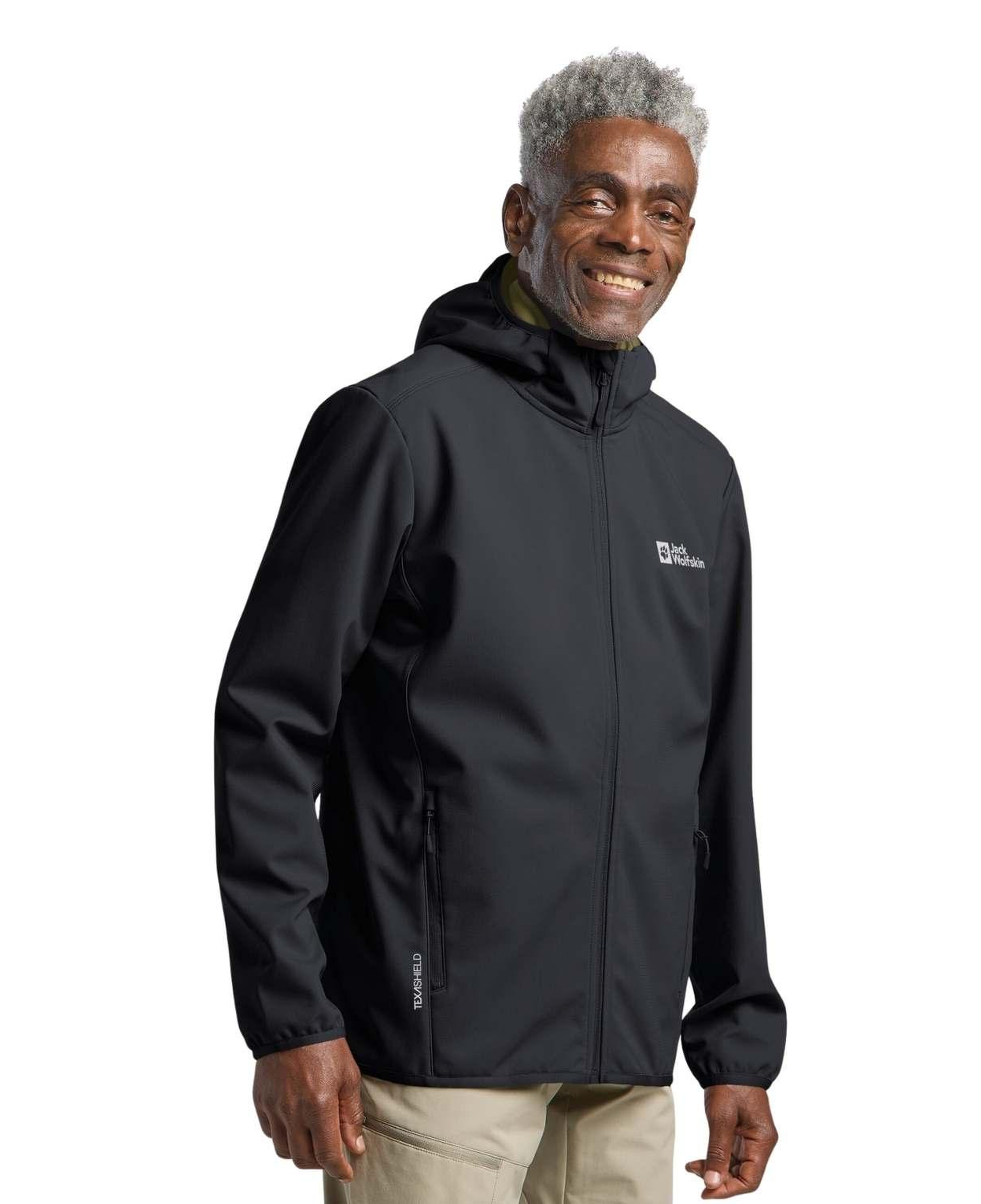 Jack Wolfskin Bornberg Hoody Erkek Siyah Softshell