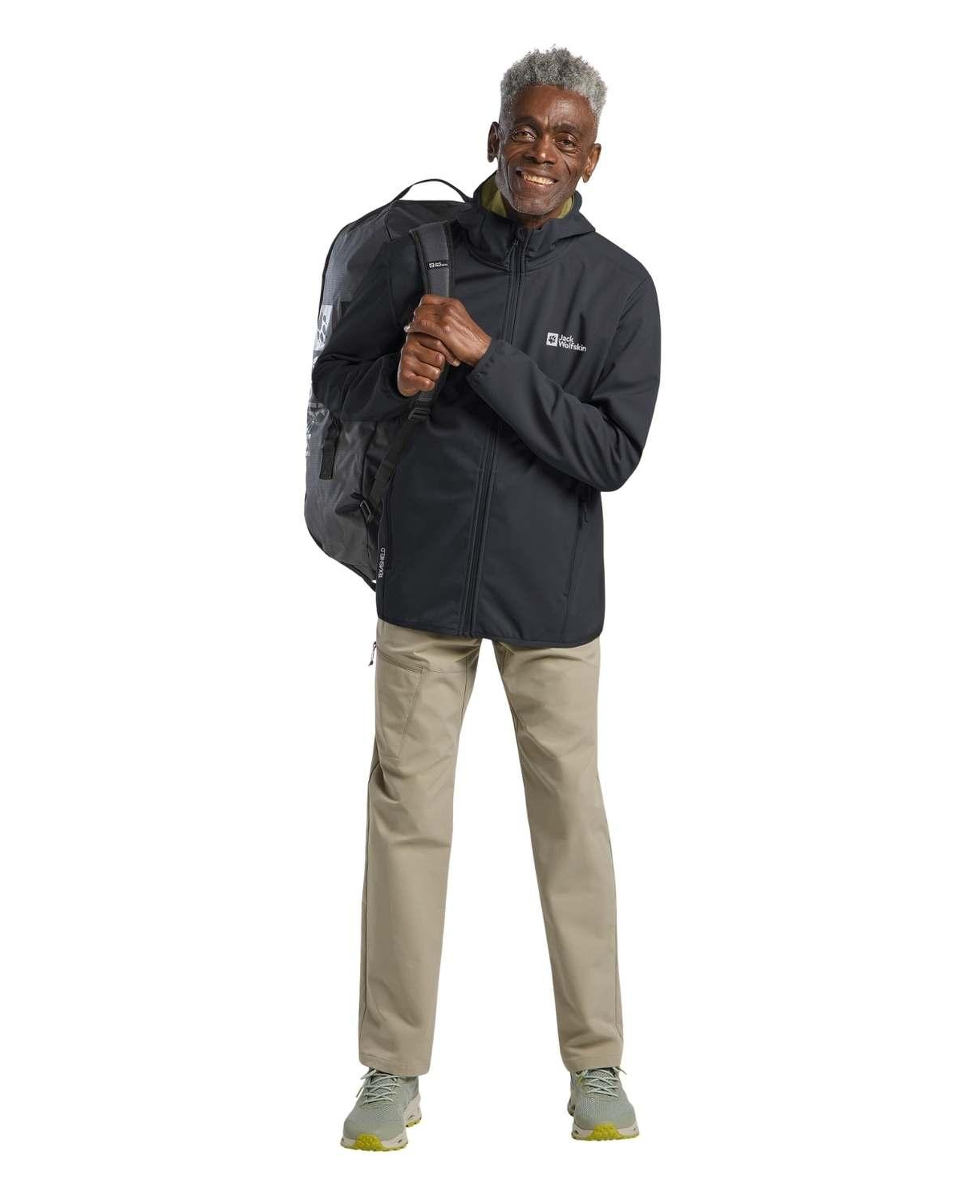 Jack Wolfskin Bornberg Hoody Erkek Siyah Softshell