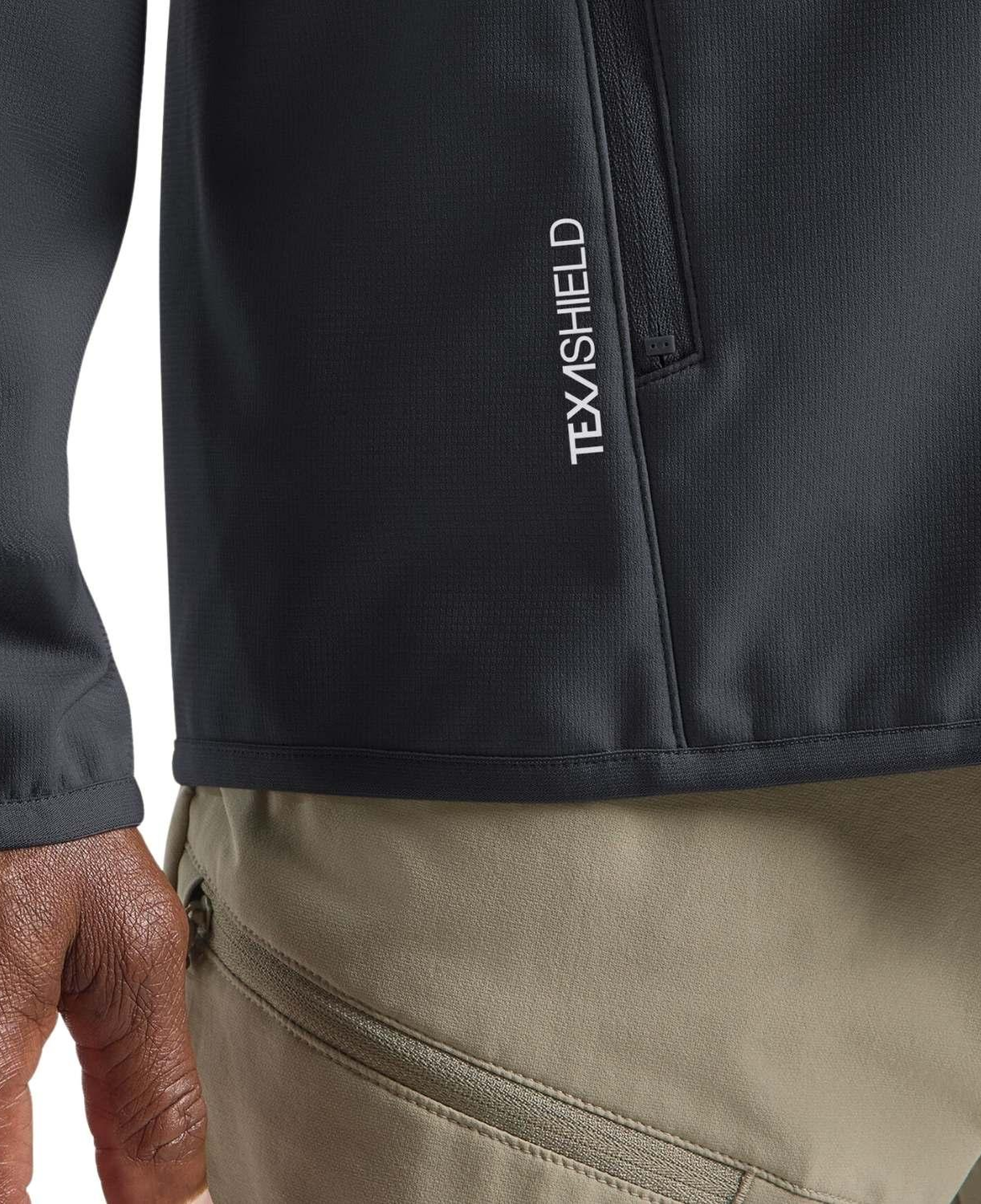 Jack Wolfskin Bornberg Hoody Erkek Siyah Softshell