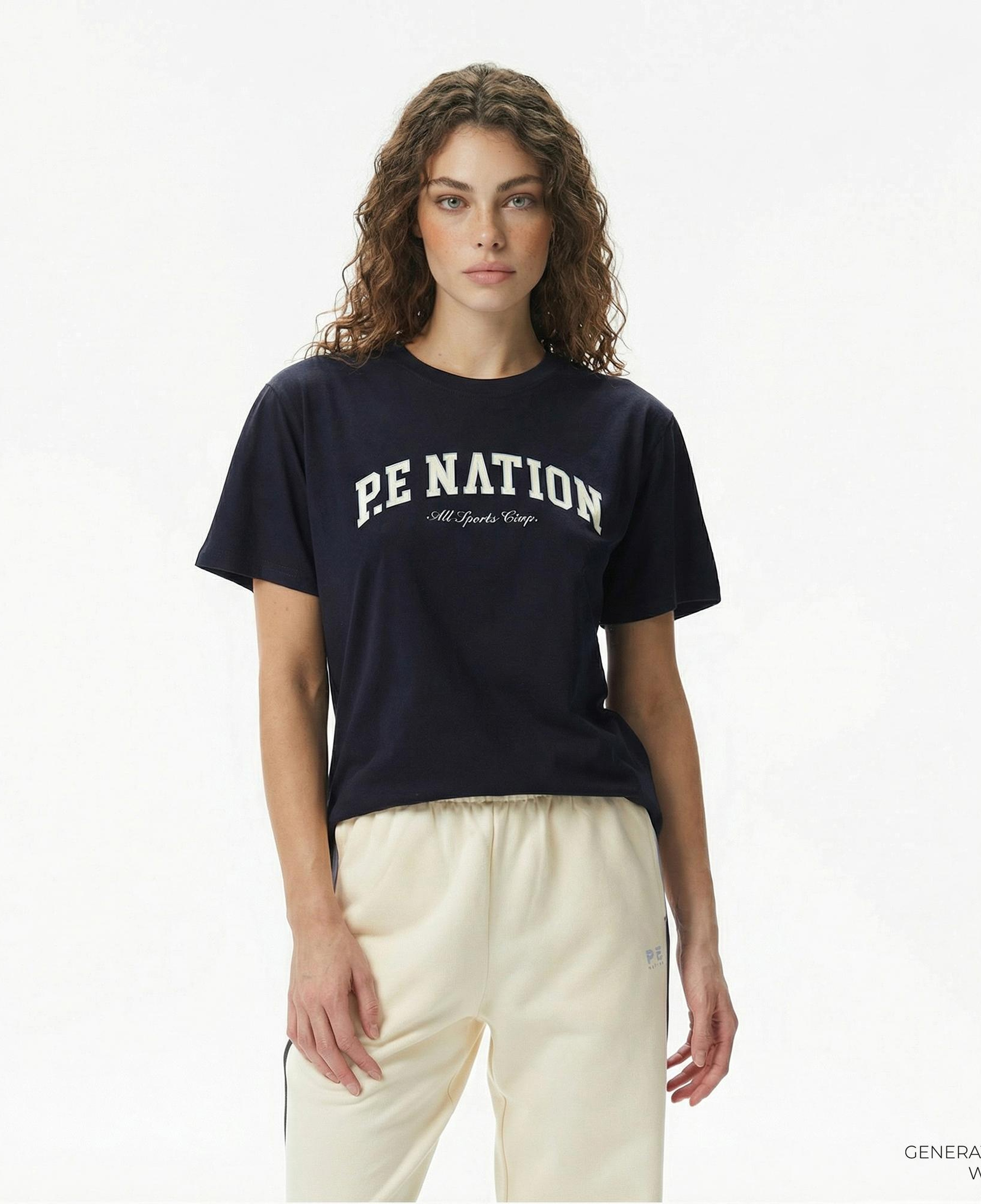 P.E Nation Heritage Kadın Lacivert T-Shirt