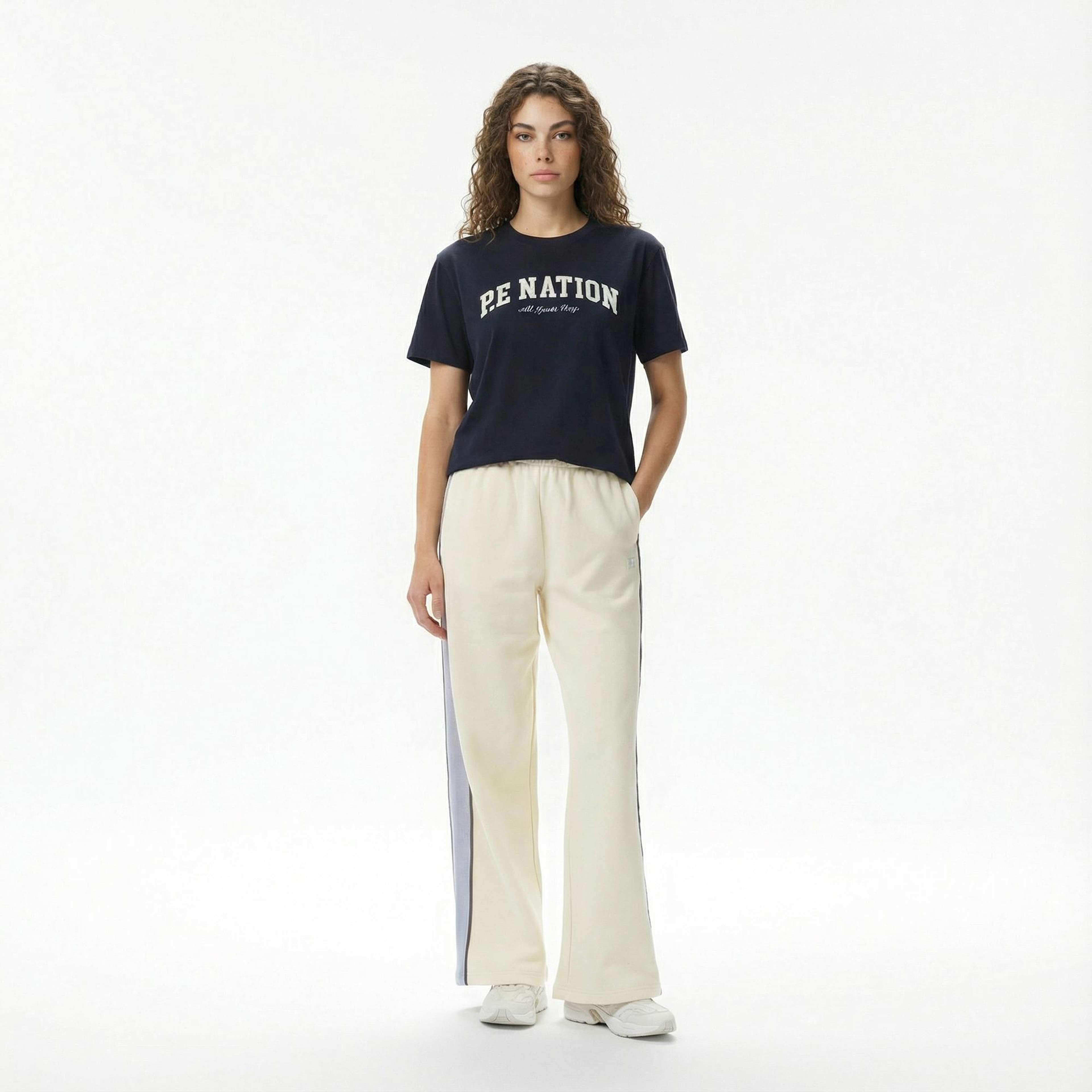 P.E Nation Heritage Kadın Lacivert T-Shirt