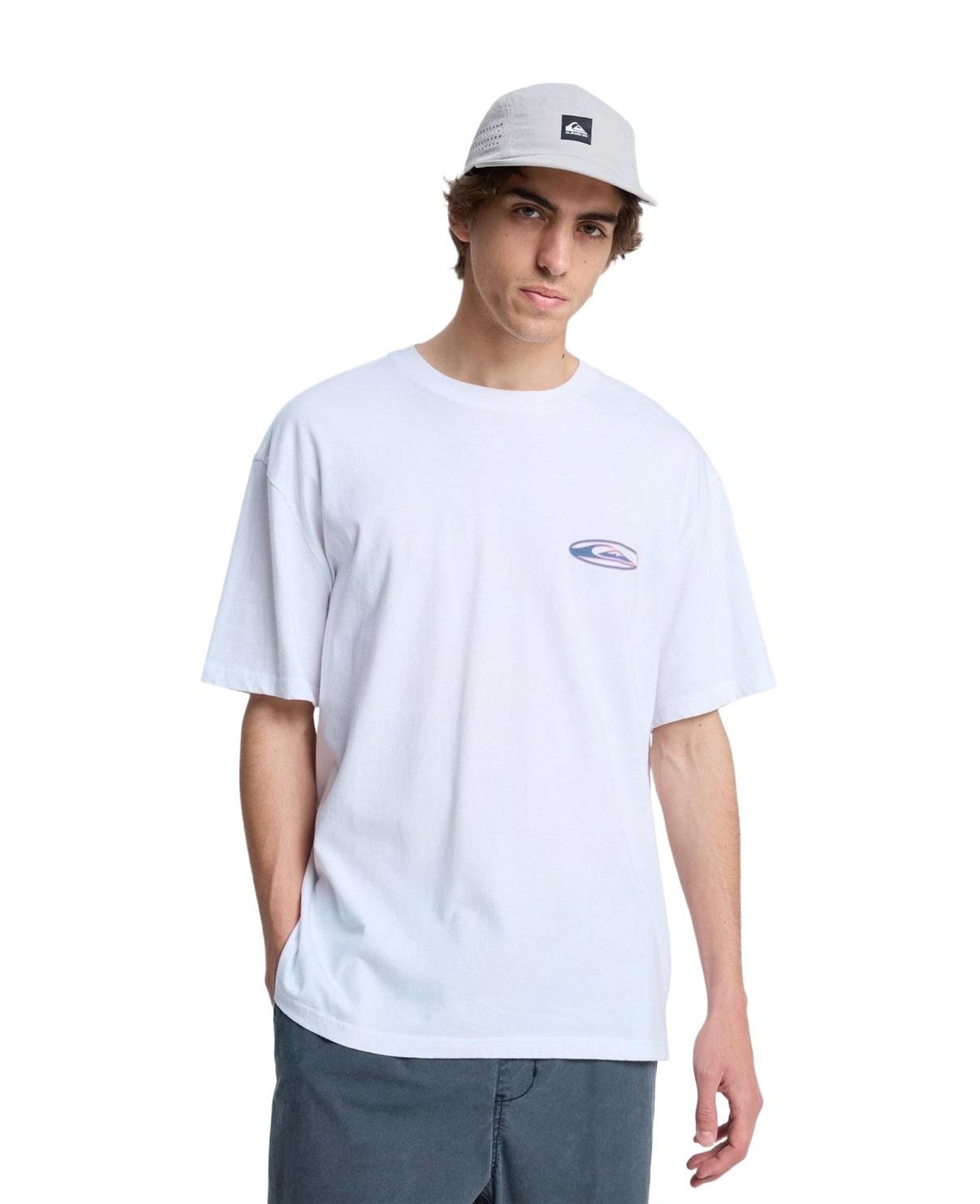 Quiksilver Quikglobe Erkek Beyaz Tişört